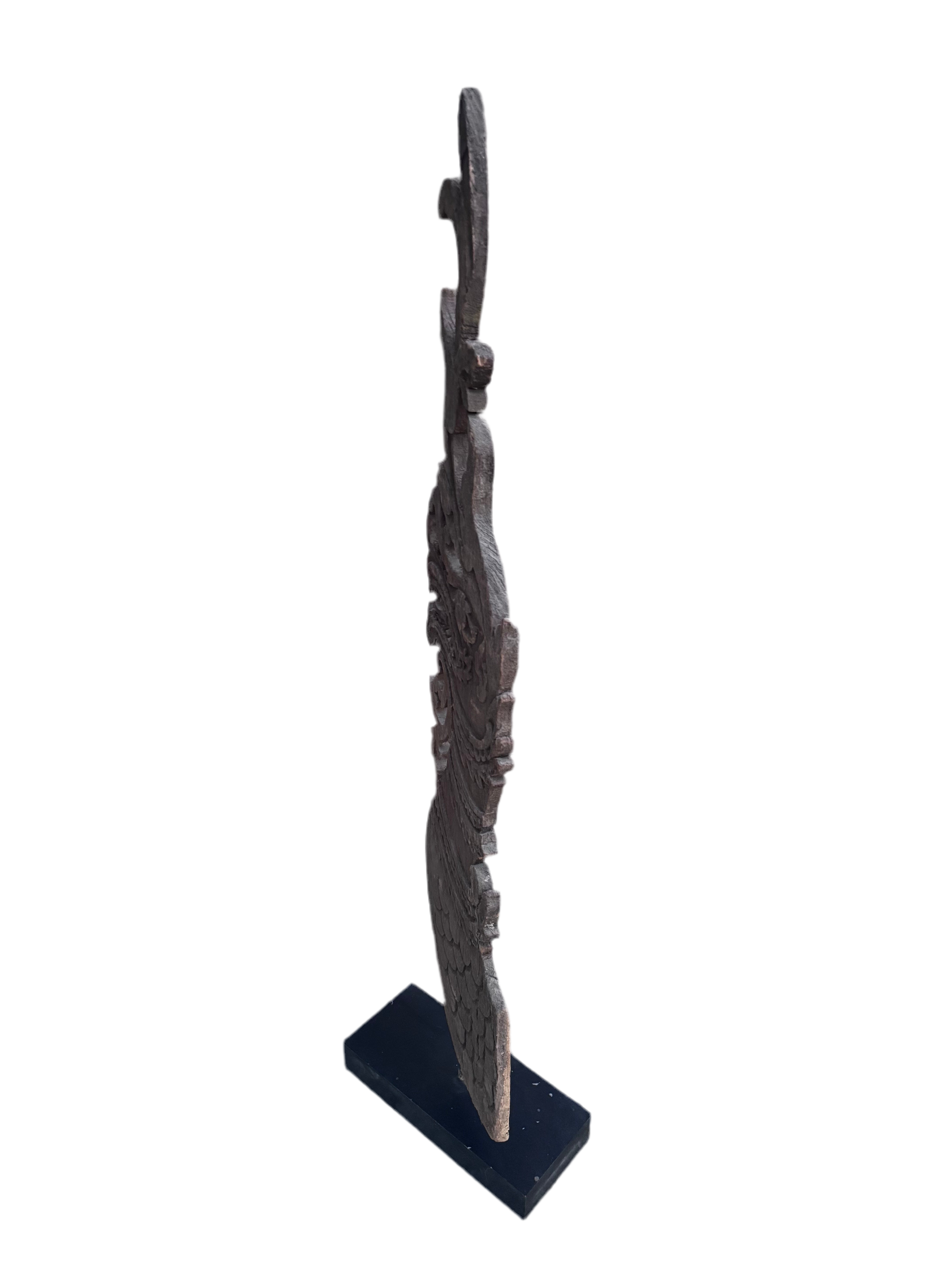 Antique Thai Naga Temple Finial