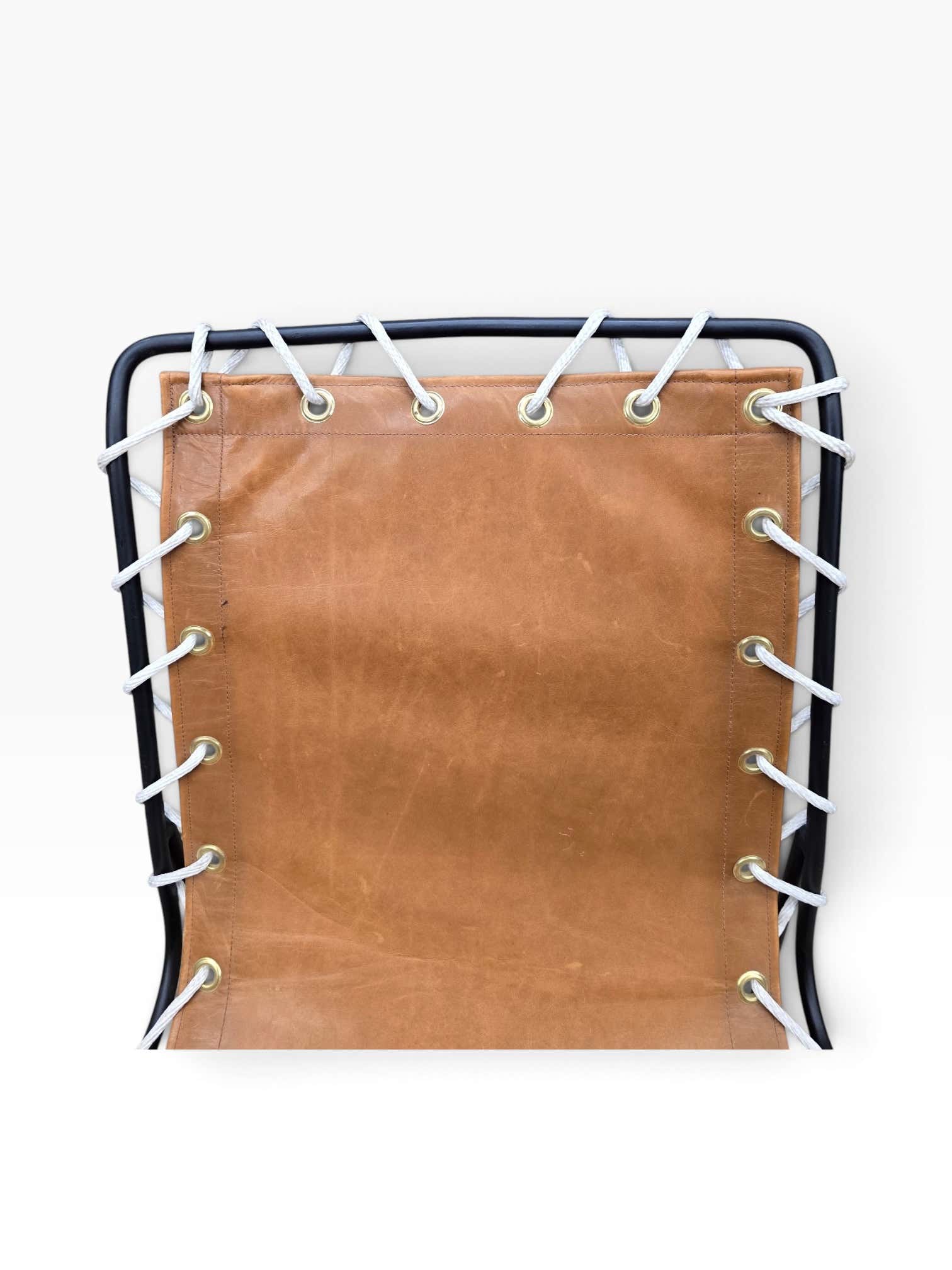 Pair of Pipsan Saarinen Swanson for Ficks Reed Sol-Air Lounge Chairs in Edelman Leather