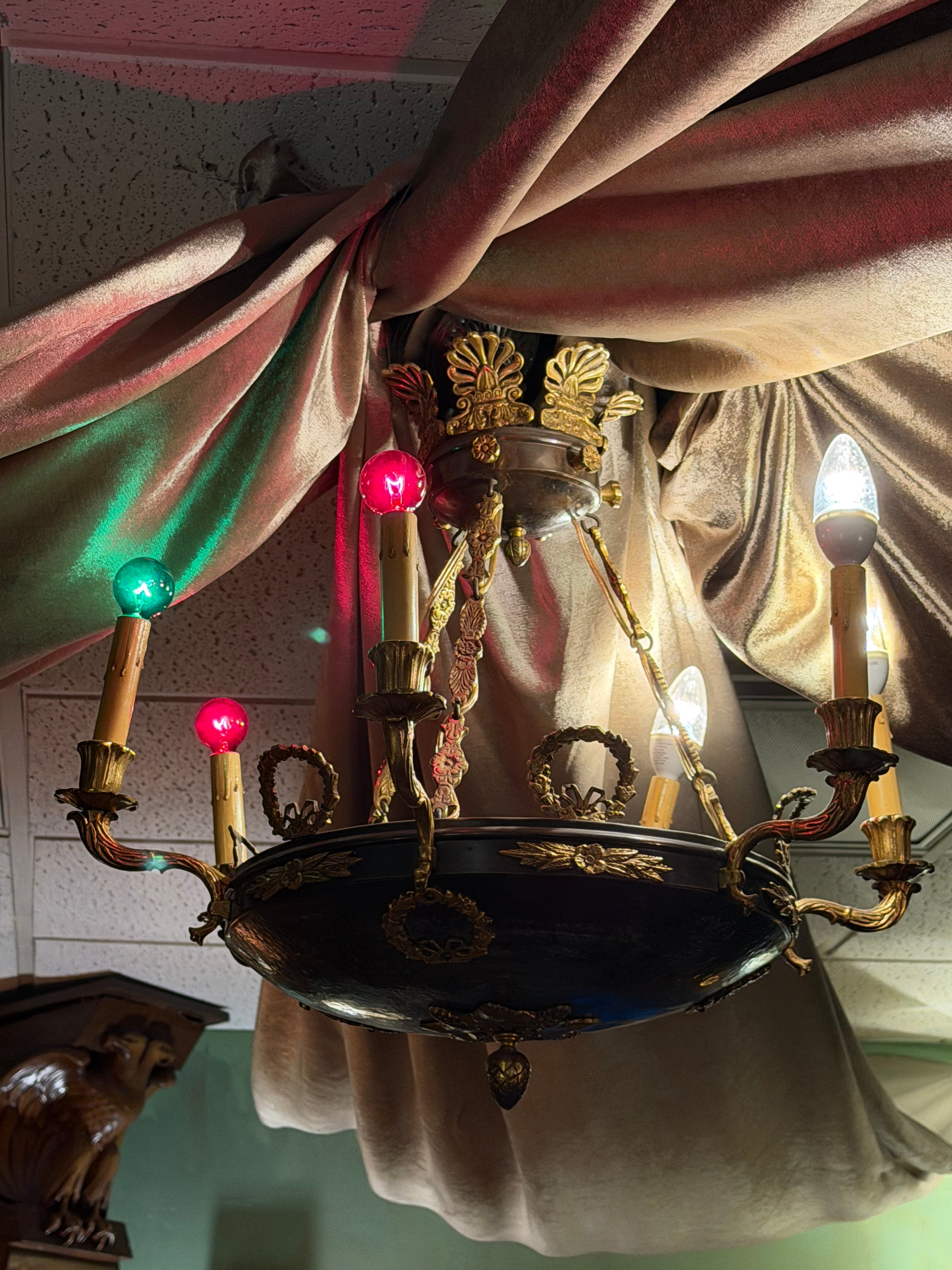 Antique French Empire Revival Chandelier