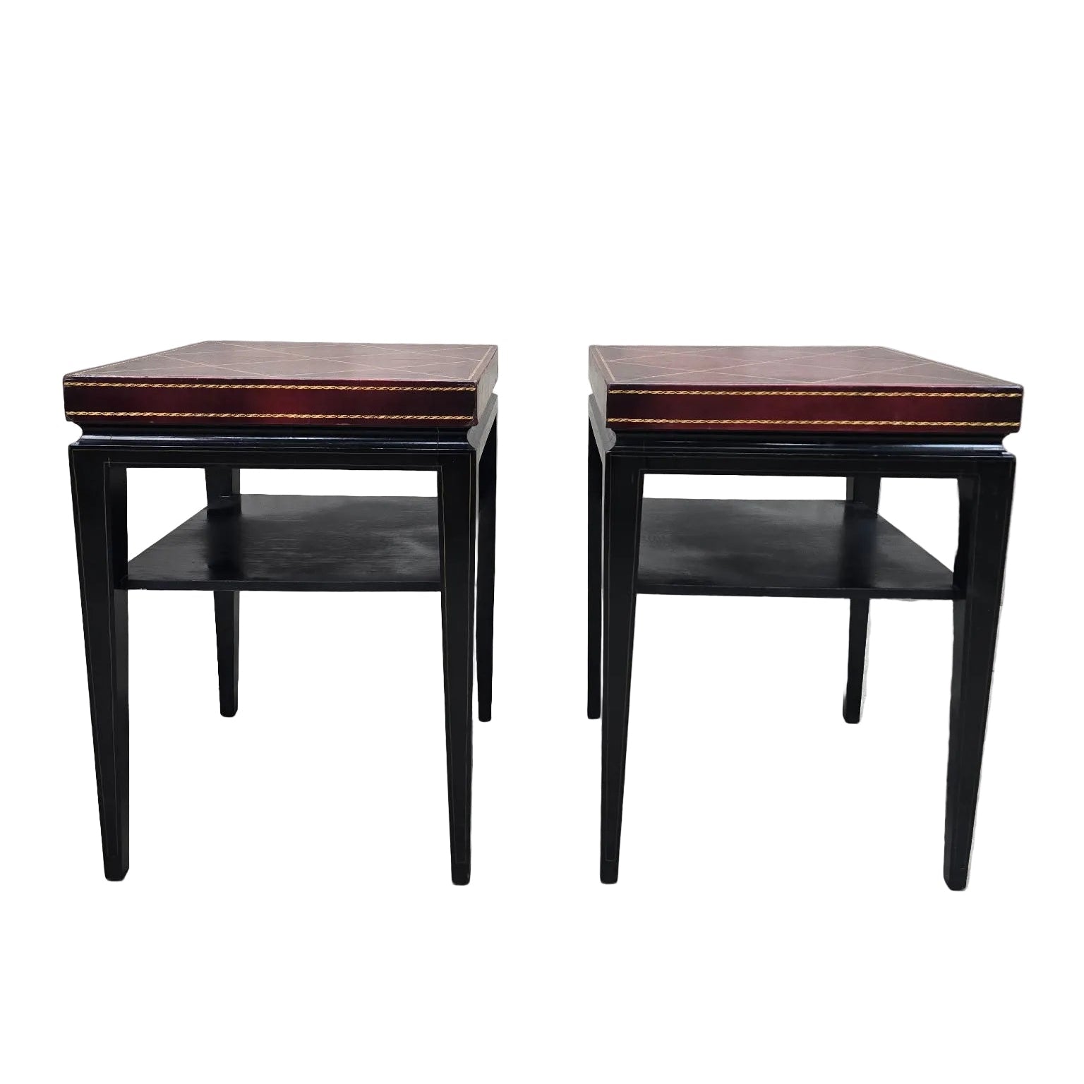 Hollywood Regency Tommi Parzinger Occasional Side Tables  - Pair