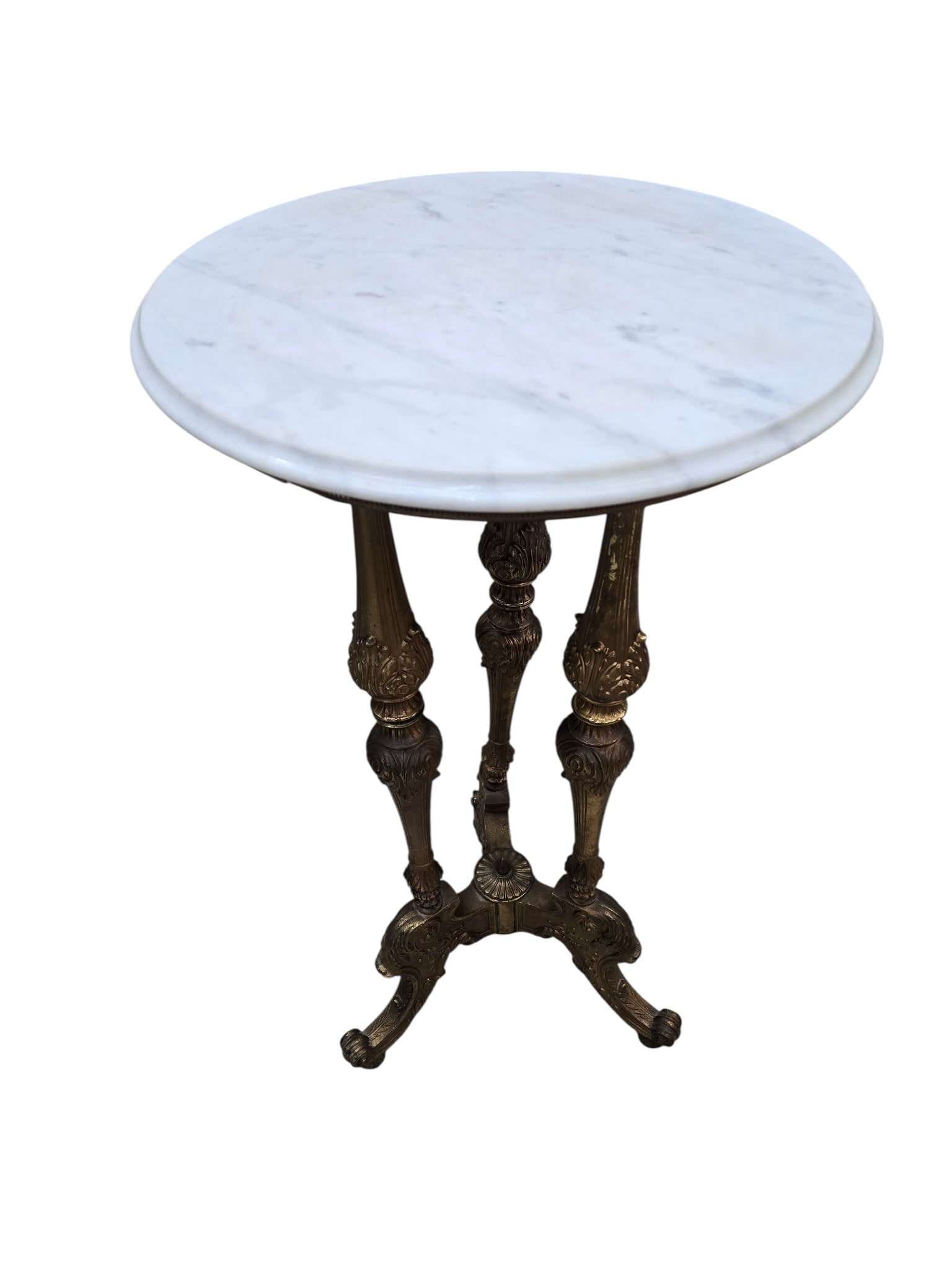 Antique Louis XVI Style Pedestal Side Table
