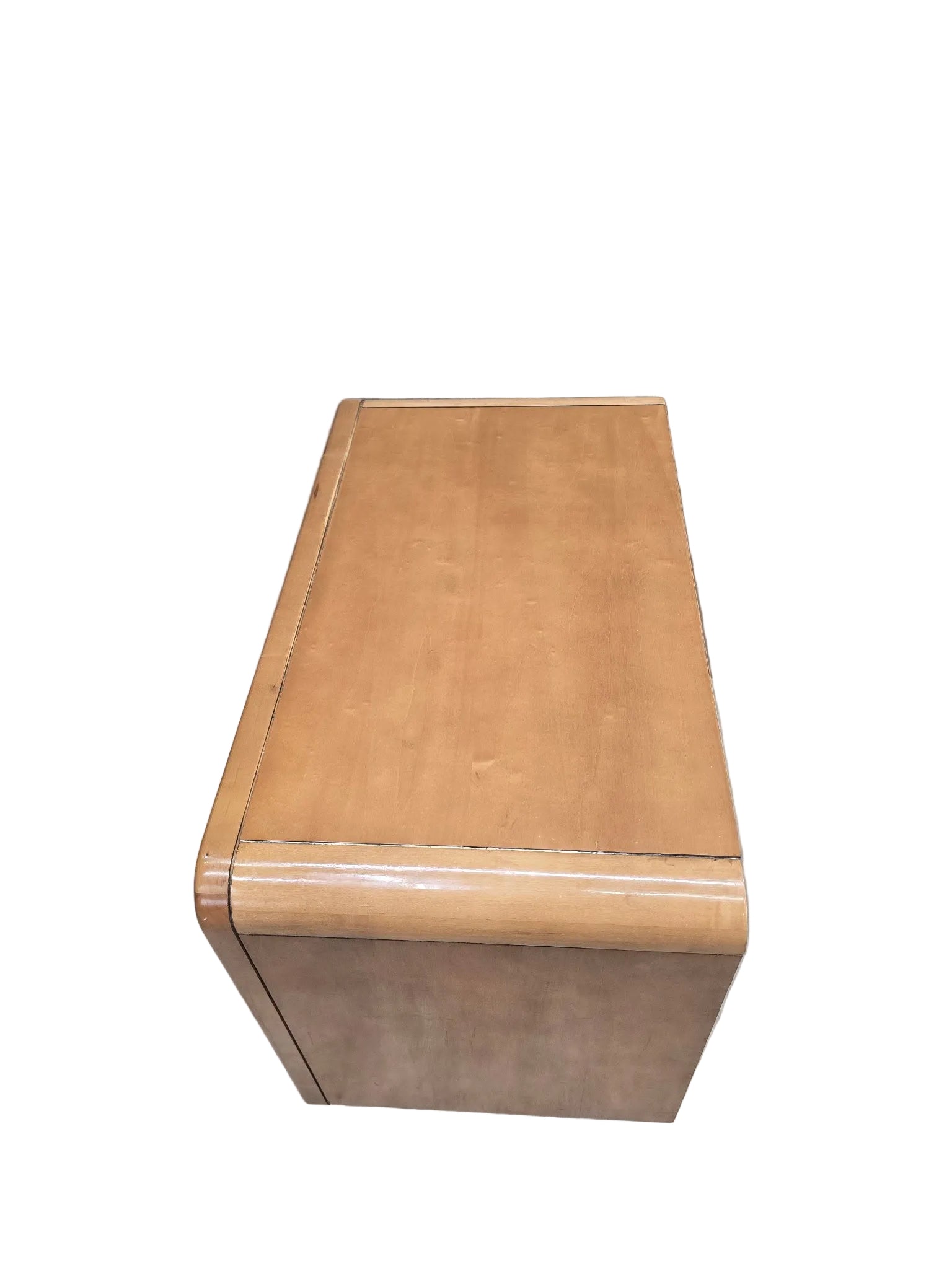 MCM Walnut 3 Drawer Chest/Nightstand by American of Martinsville