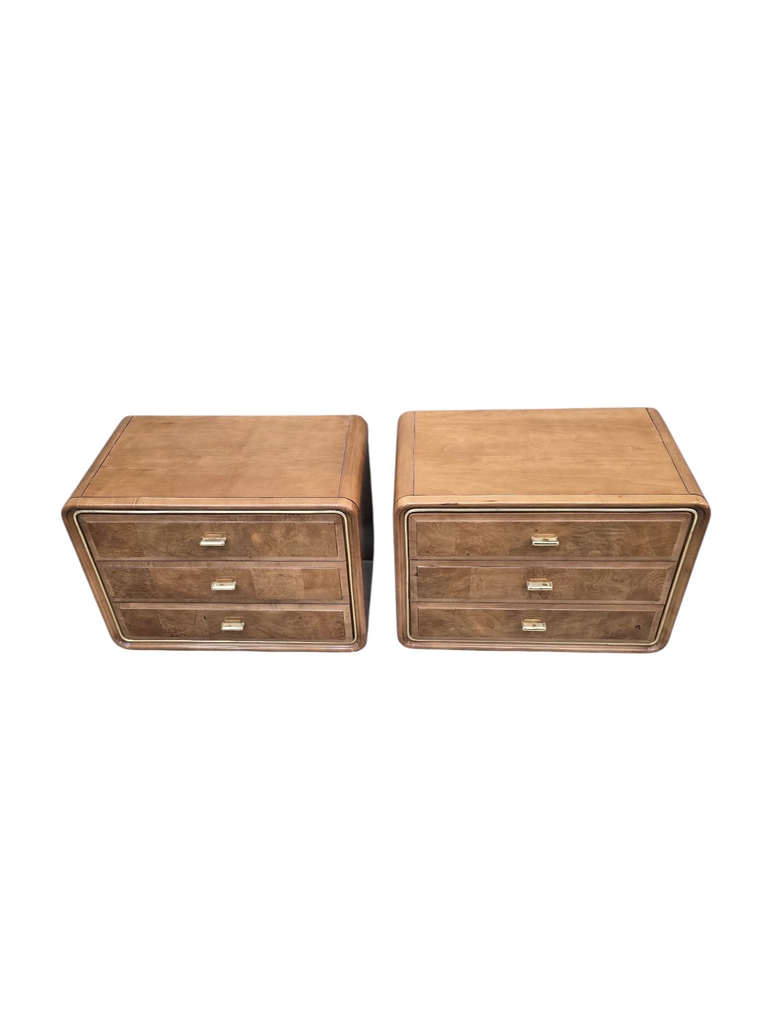 MCM Walnut Nightstand by American of Martinsville - Pair