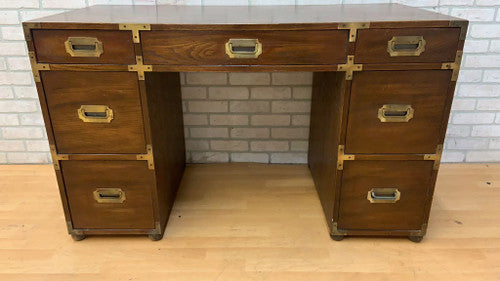 Vintage Campaign Desk by Hickory Manufacturing Co