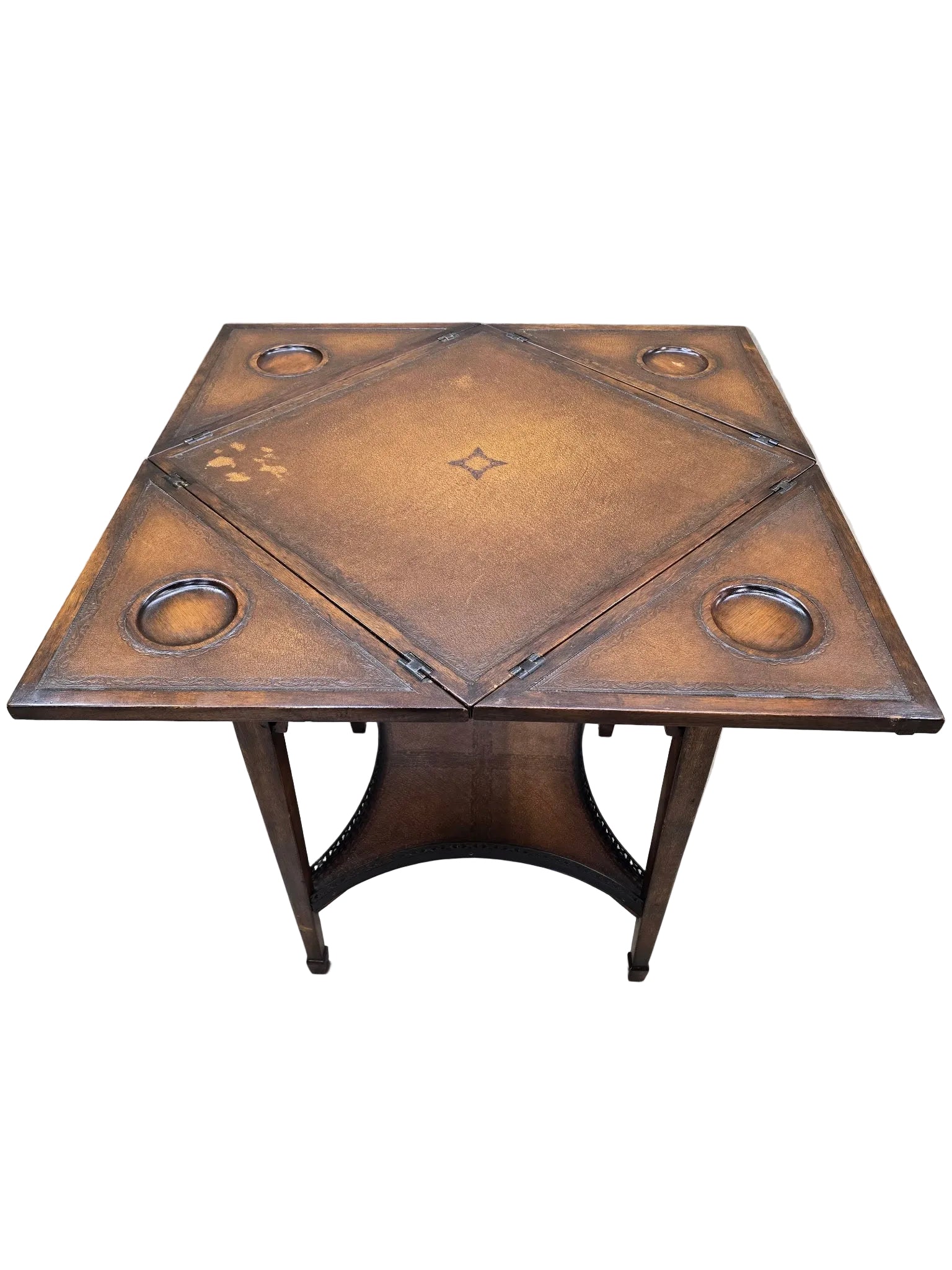 Theodore Alexander Handkerchief Game Table with 2 Chairs