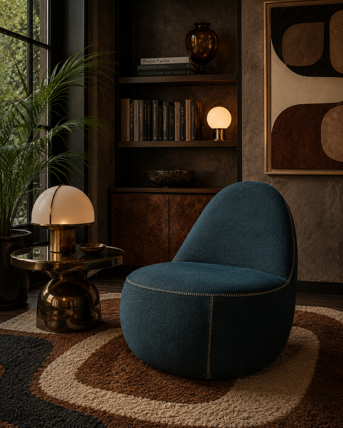 Modern Bernhardt Design Mitt Lounge Chair