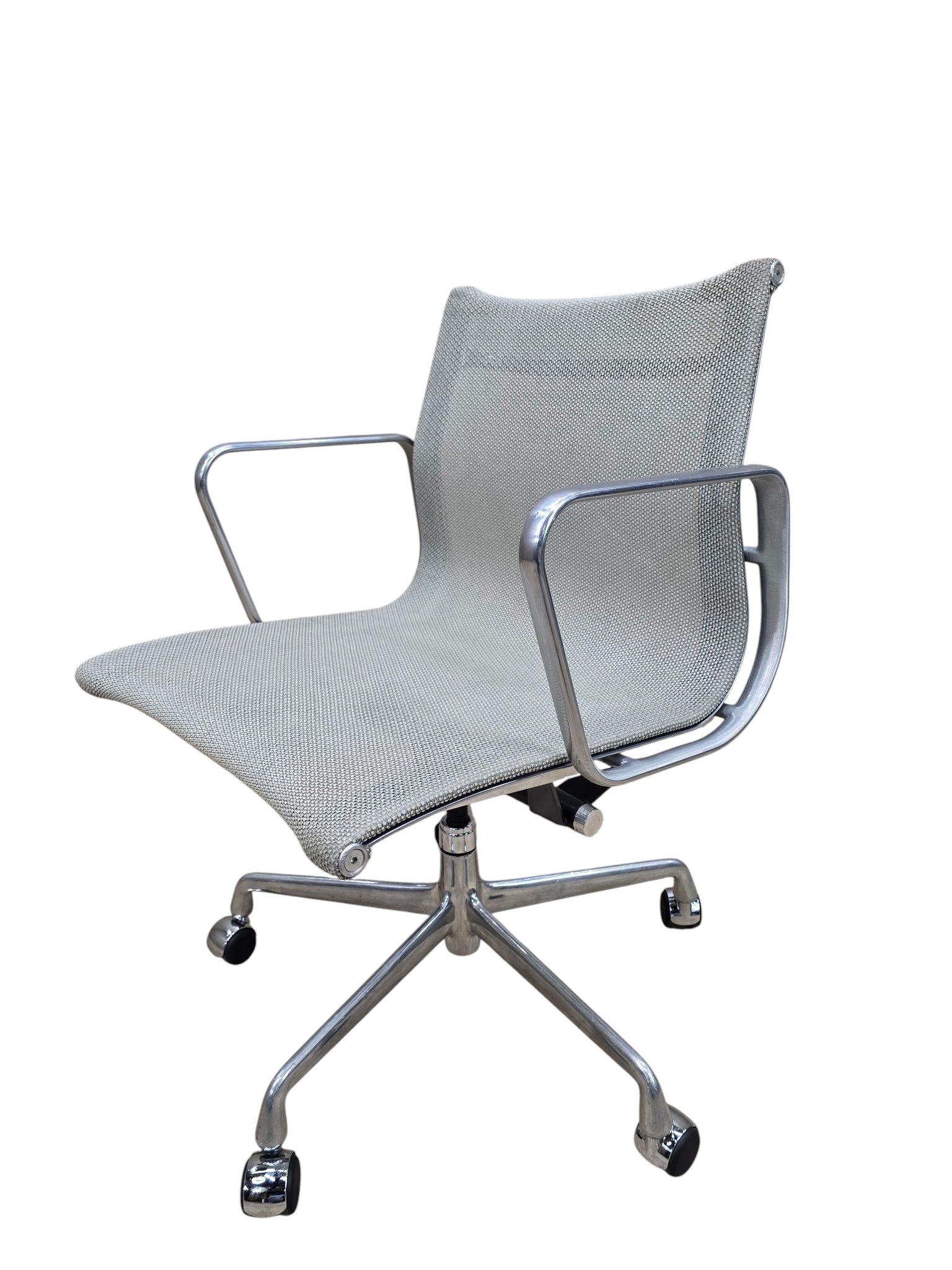 MCM Herman Miller Eames Low Back Grey Mesh Office Chairs – Pair