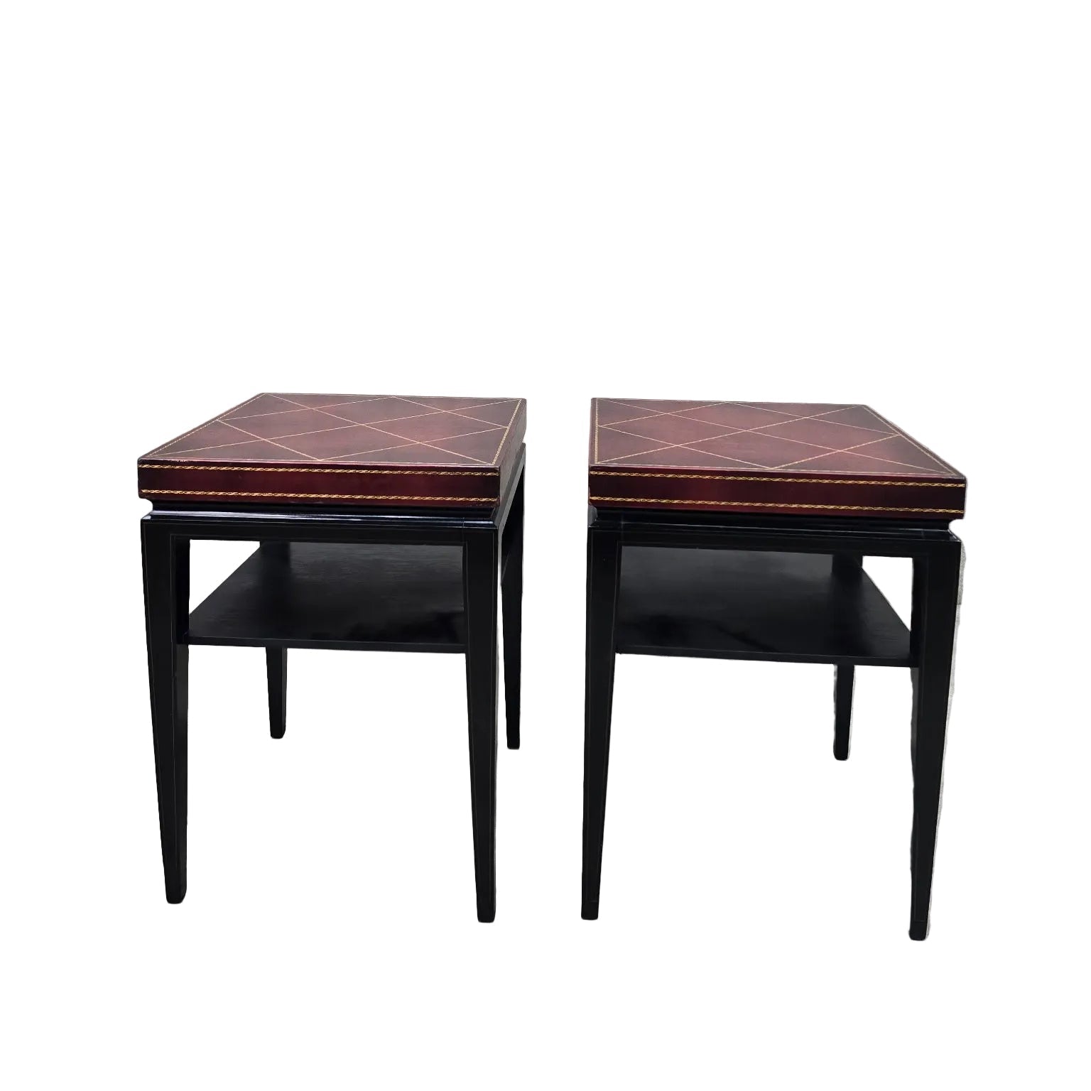 Hollywood Regency Tommi Parzinger Occasional Side Tables  - Pair