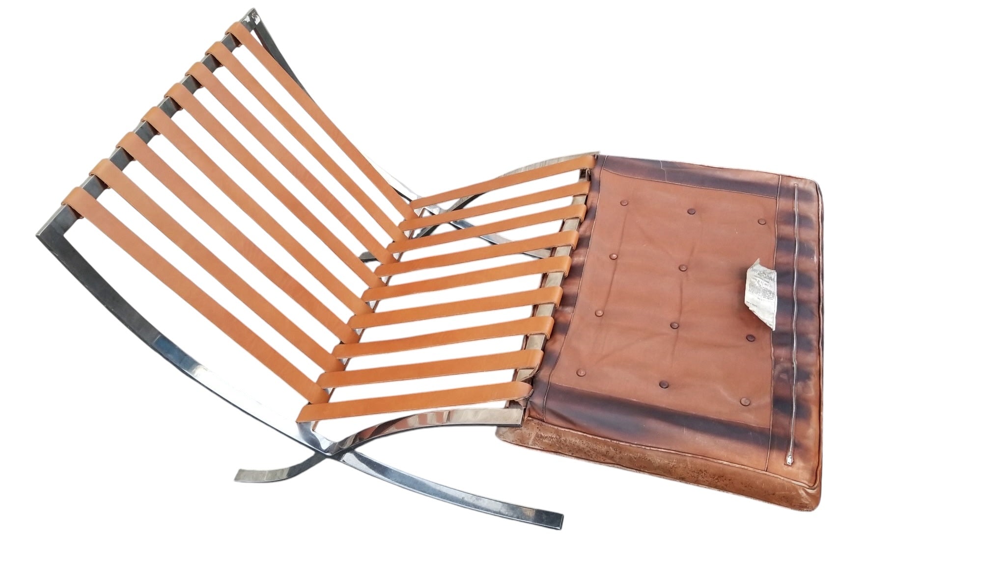 MCM Mies Van Der Rohe for Knoll Barcelona Chair Newly Reupholstered
