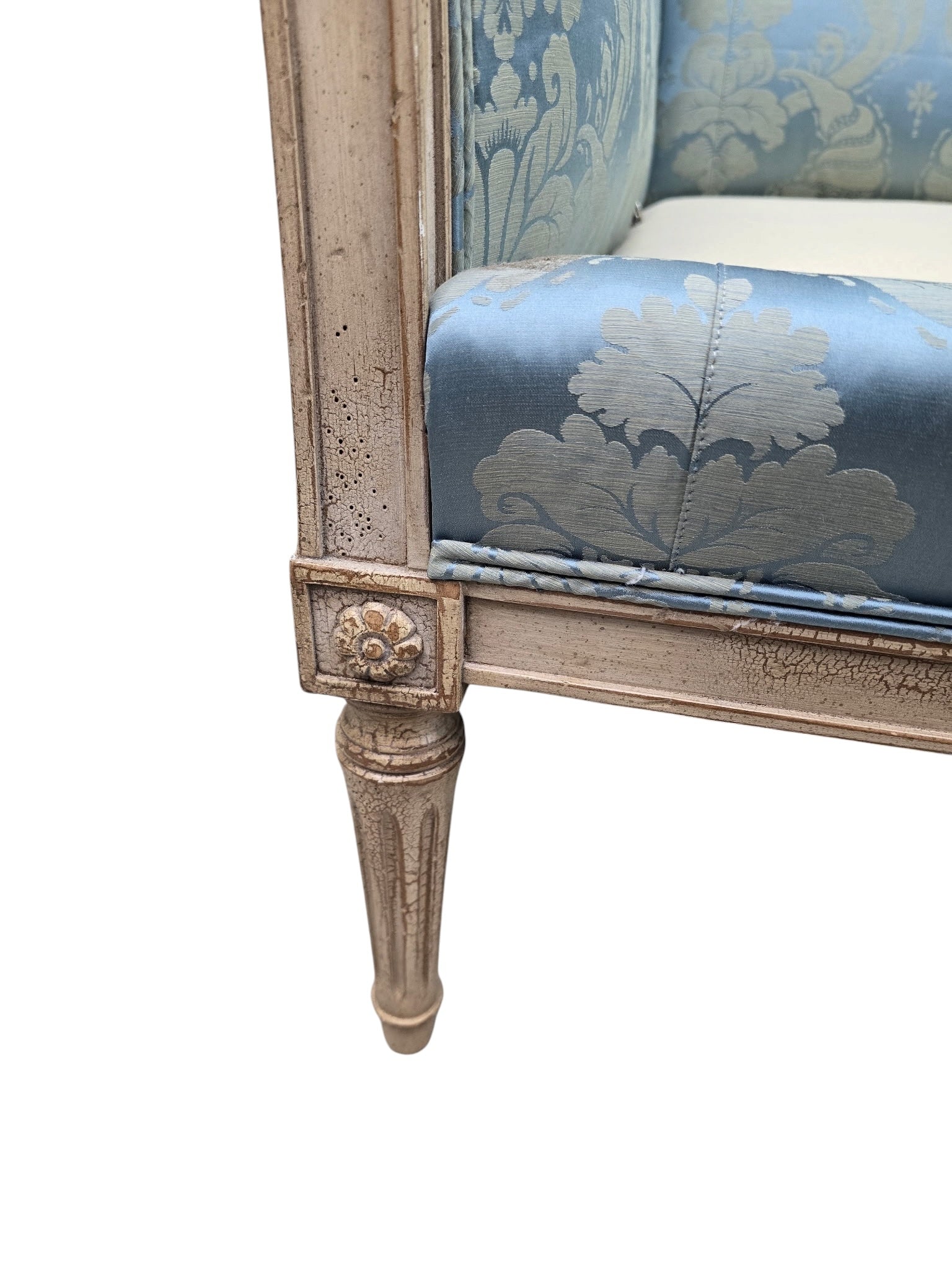 Hollywood Regency / Neoclassical Style Sofa by TRS Furniture, Inc.