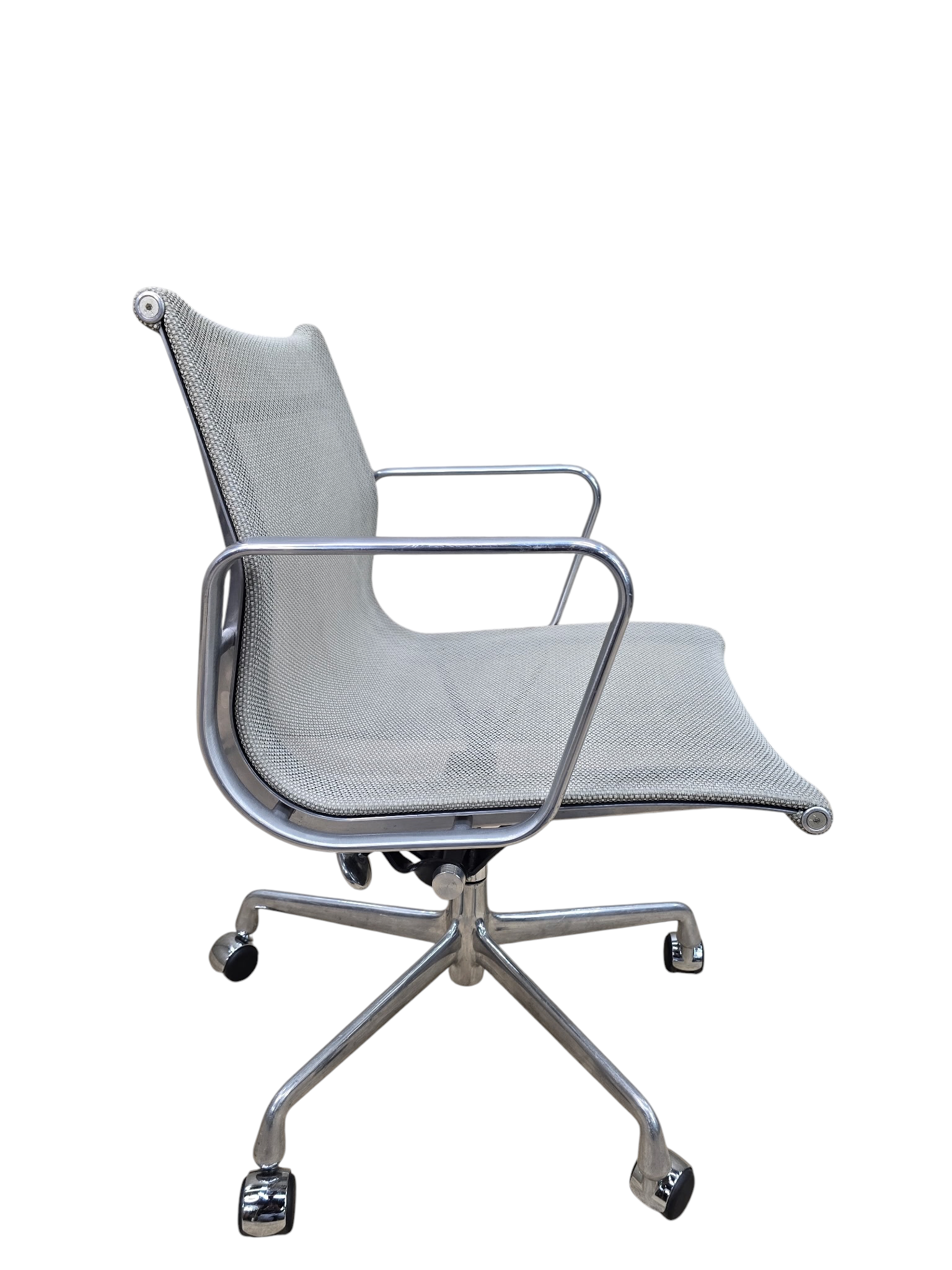 MCM Herman Miller Eames Low Back Grey Mesh Office Chairs – Pair