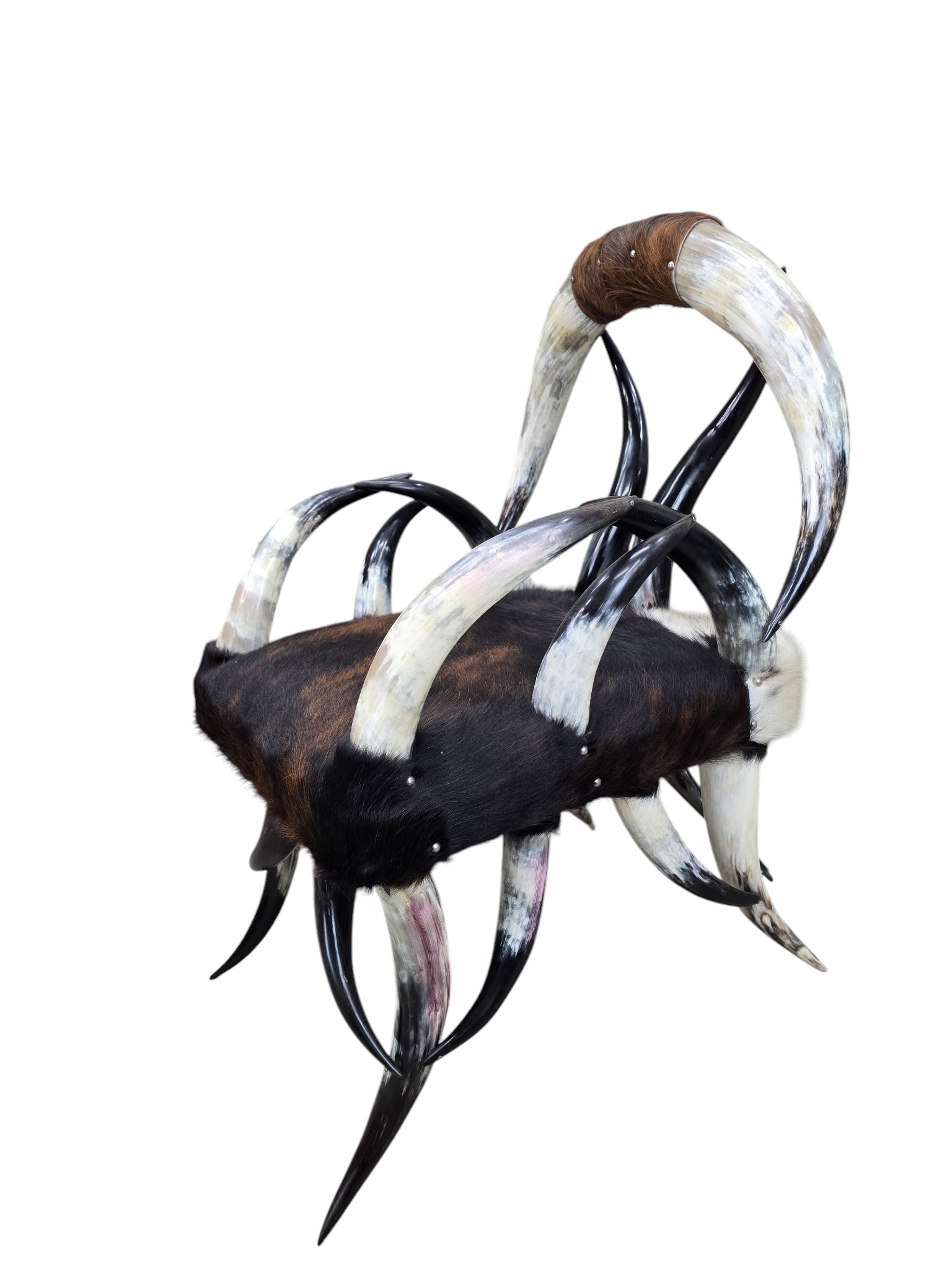 Antique Rustic Western Steer Horn Chair