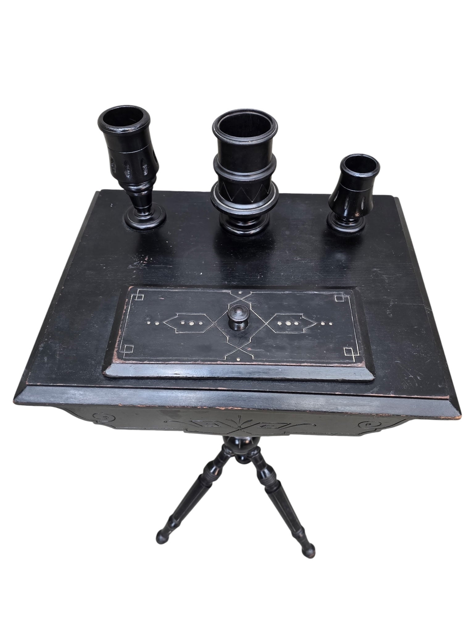 Victorian Ebonized Barber Stand