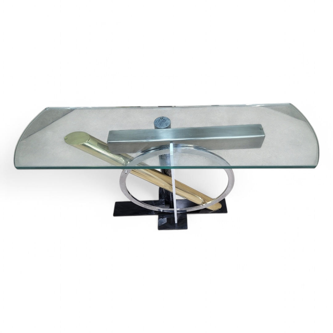 Modern Kaizo Oto for DIA Glass Top Console Table
