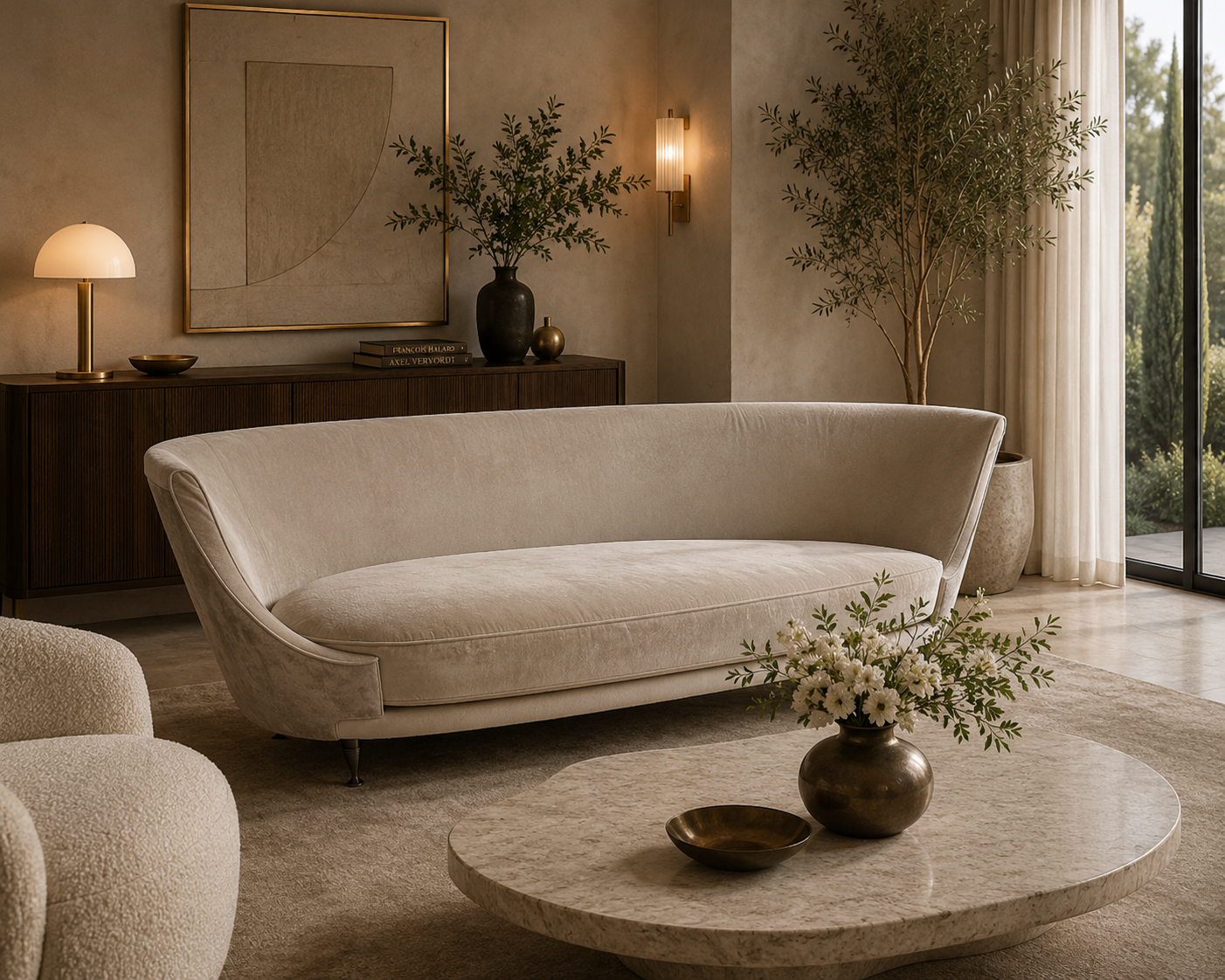 Vintage Modern Italian Moroso NewTone Drop Left Sofa