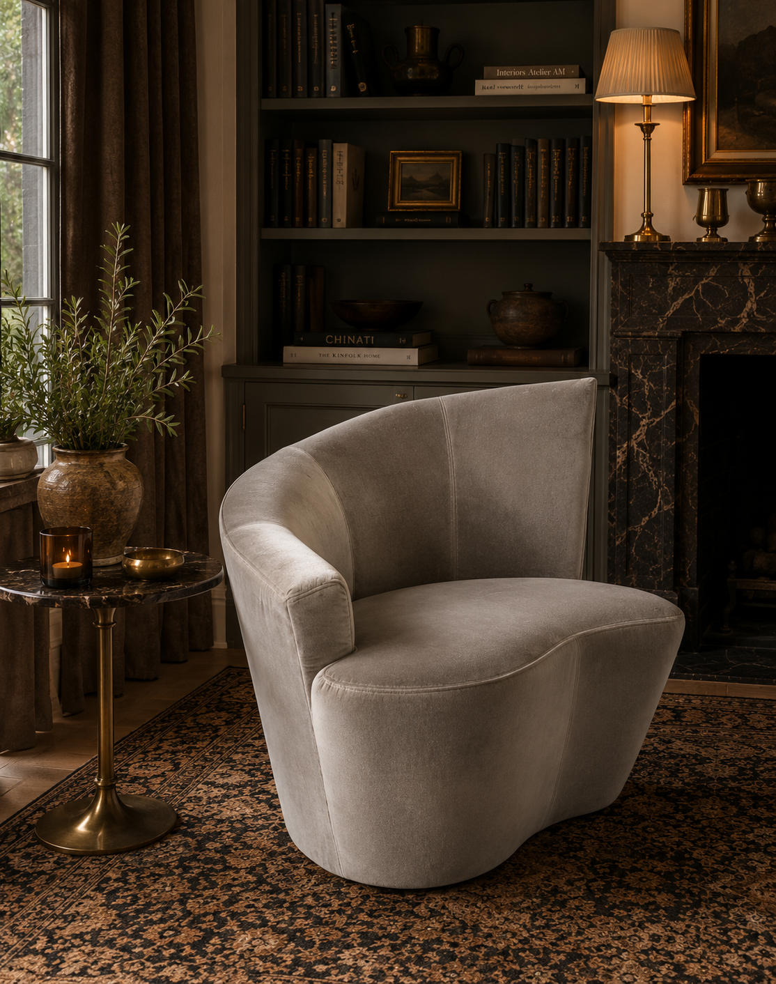 MCM Vladimir Kagan Swivel Lounge Chair