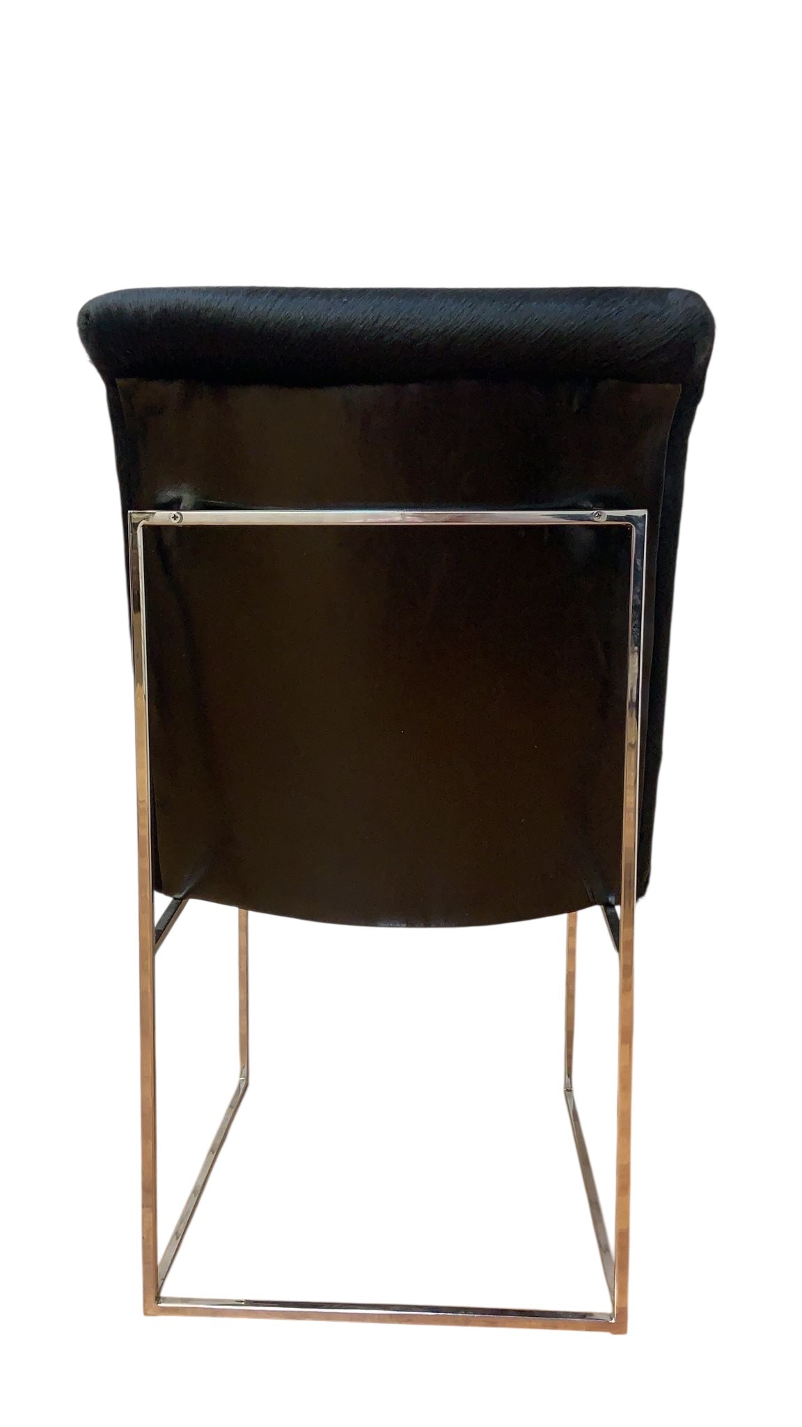 MCM Milo Baughman Chrome High Back Dining Chairs Newly Reupholstered - 6