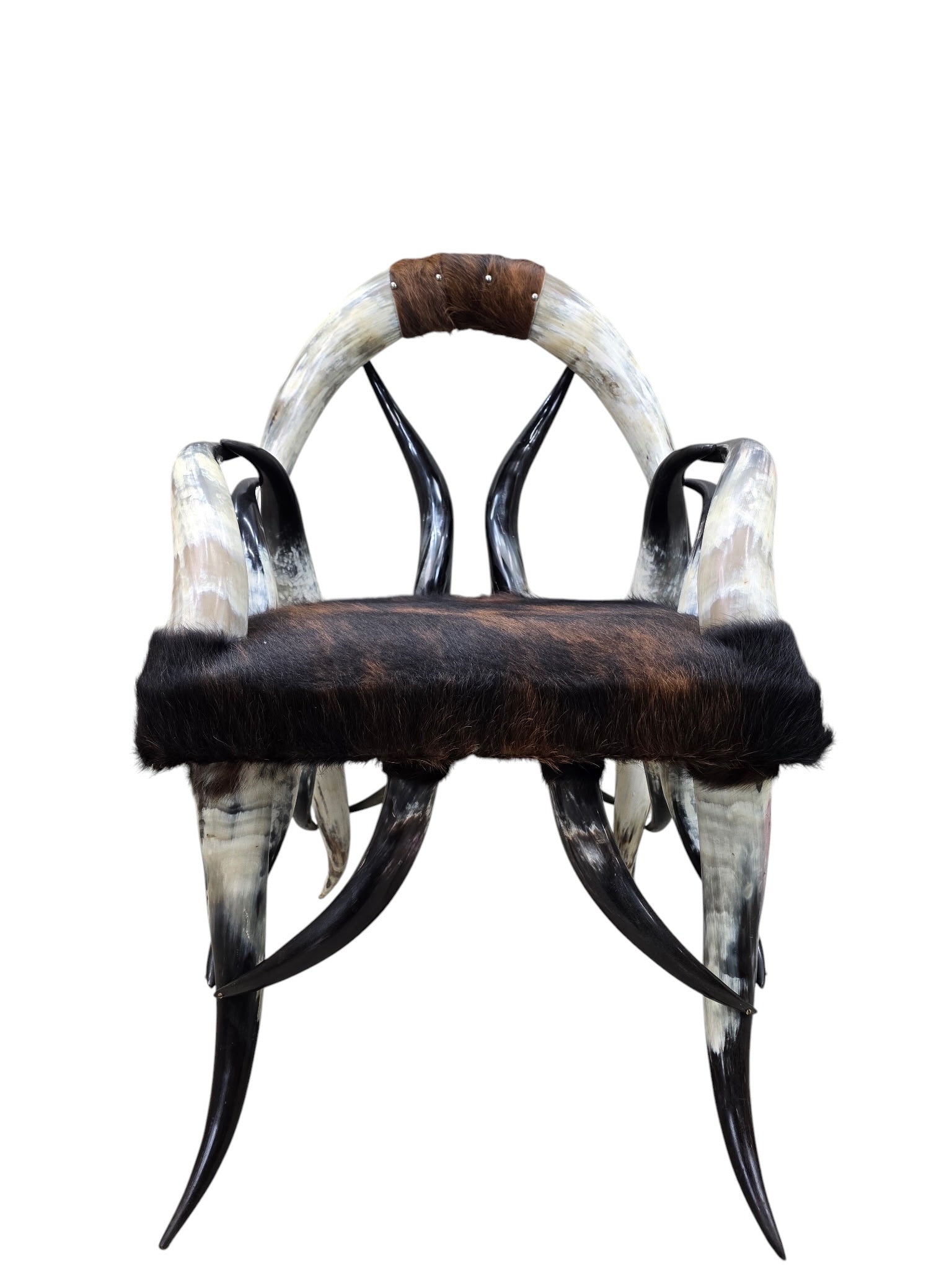 Antique Rustic Western Steer Horn Chair