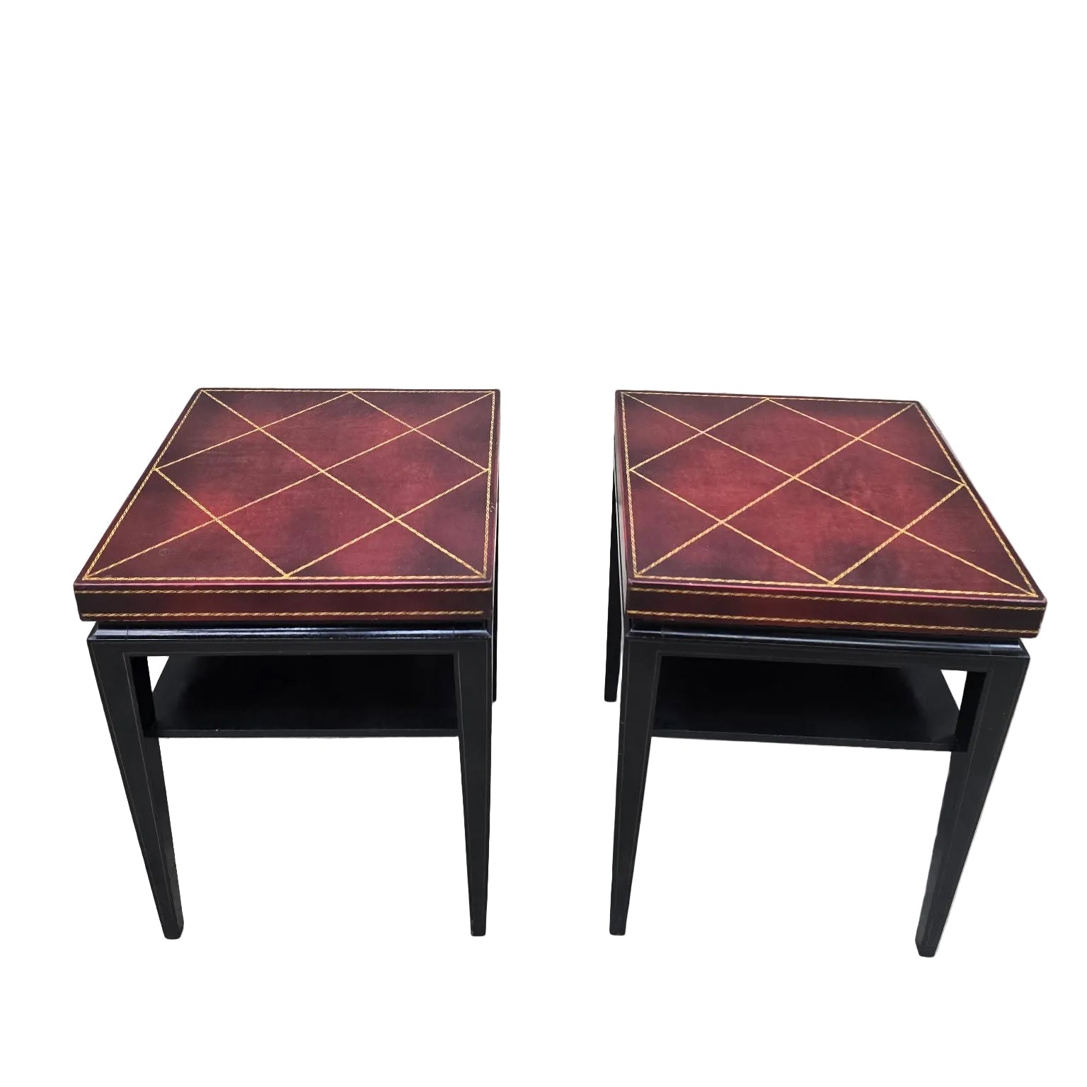 Hollywood Regency Tommi Parzinger Occasional Side Tables  - Pair