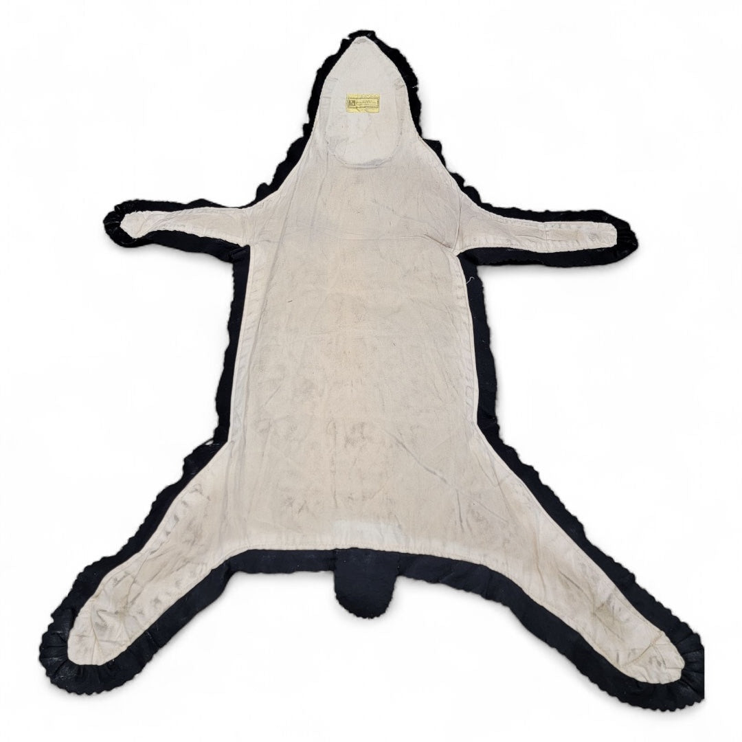 Vintage Taxidermy Black Bear Rug