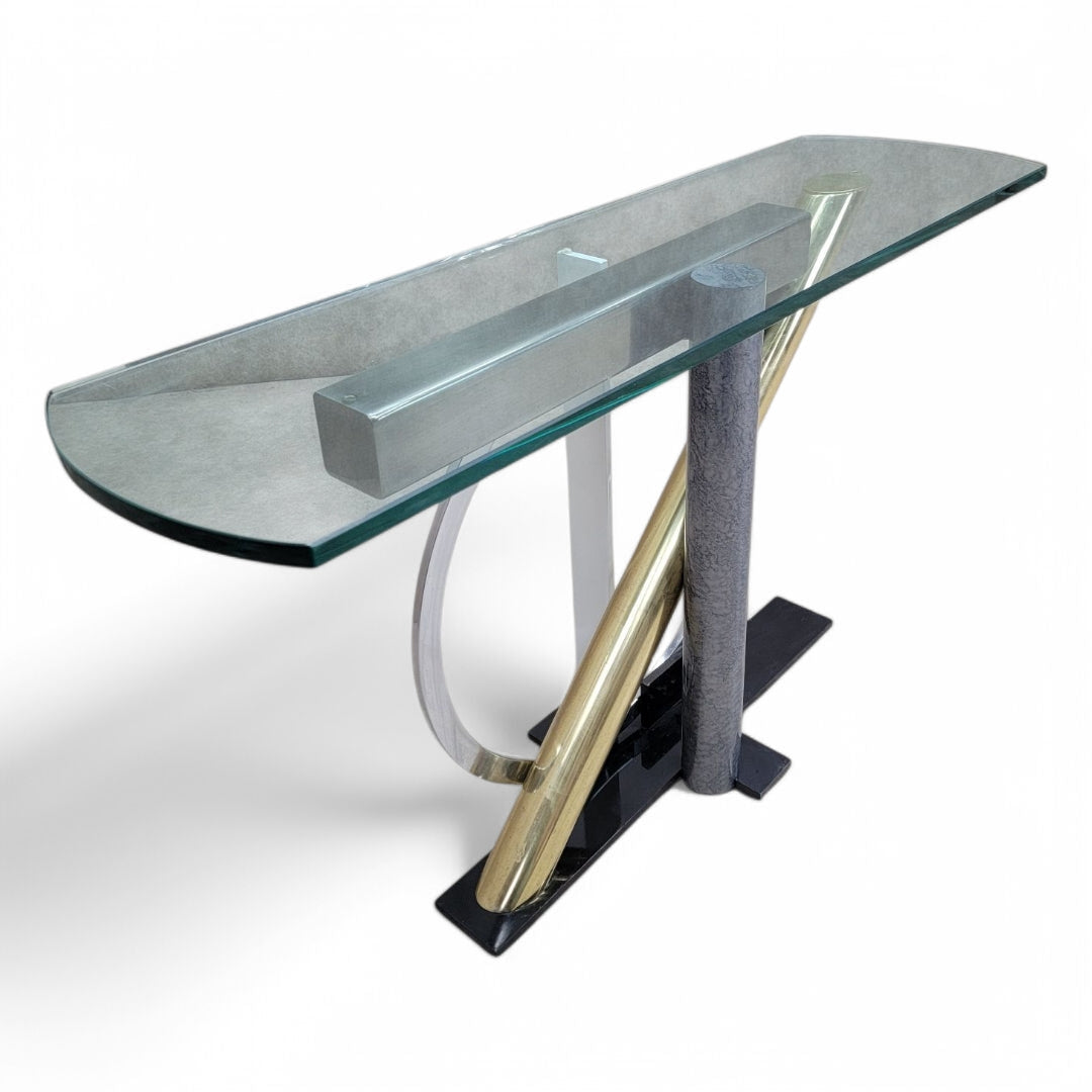 Modern Kaizo Oto for DIA Glass Top Console Table