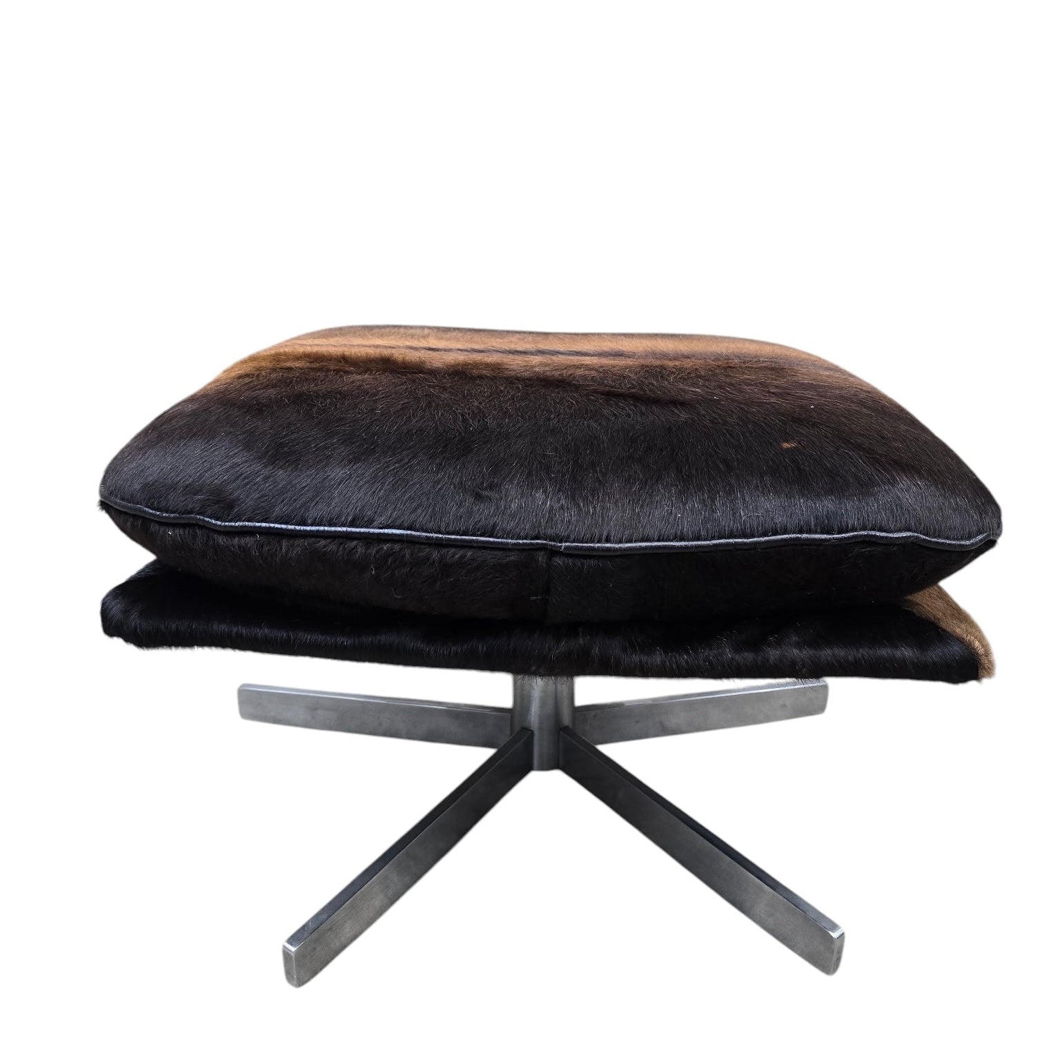 MCM De Sede Lounge Chair and Ottoman Newly Reupholstered