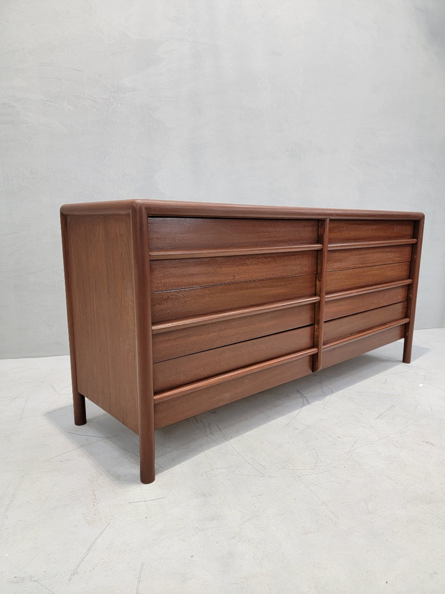 Mid Century Modern Walnut Dresser by T.H. Robsjohn-Gibbings for Widdicomb Furniture