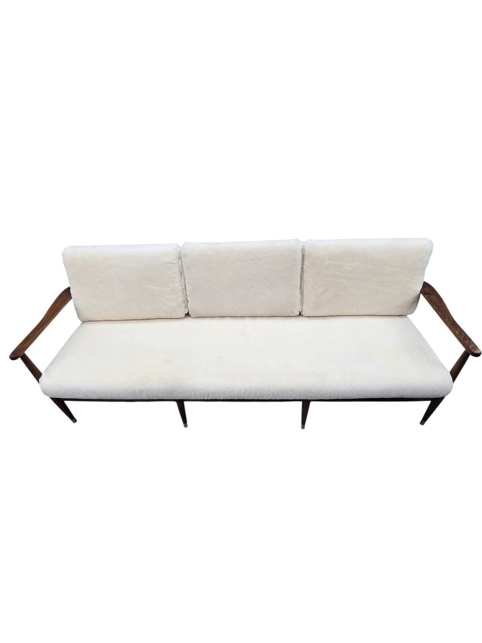 Danish Modern Sofa by Ib Kofod-Larsen Newly Reupholstered