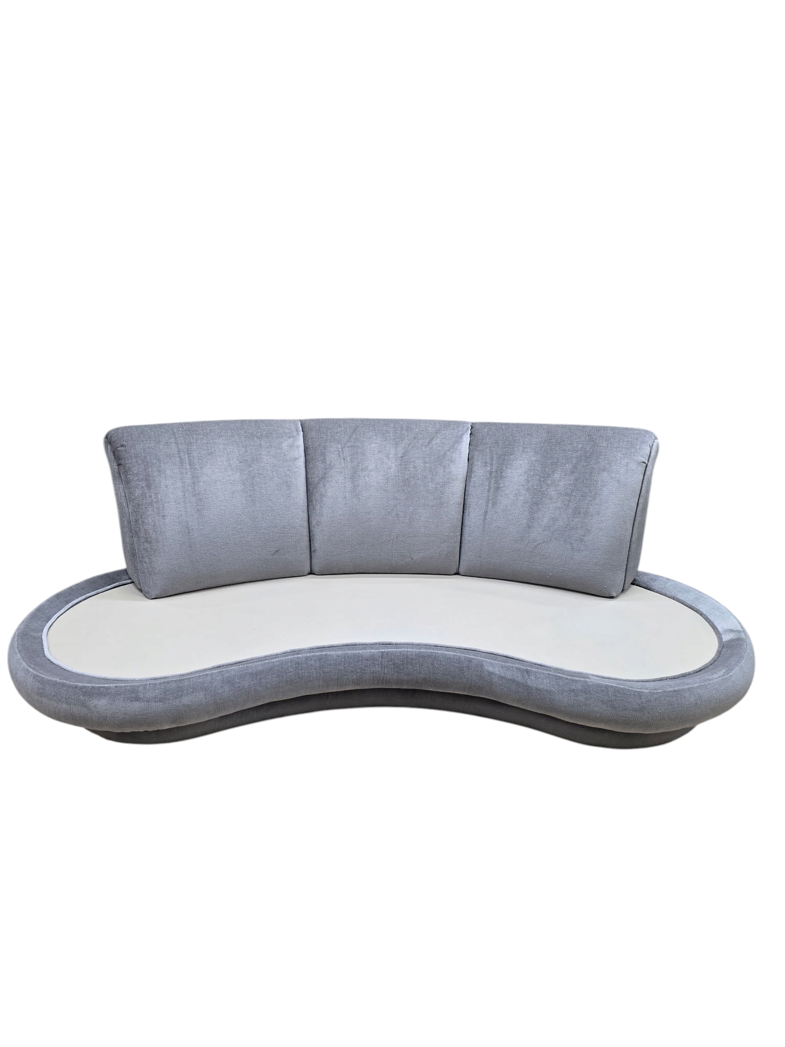 MCM Adrian Pearsall Kidney Shape Cloud Sofa Newly Reupholstered