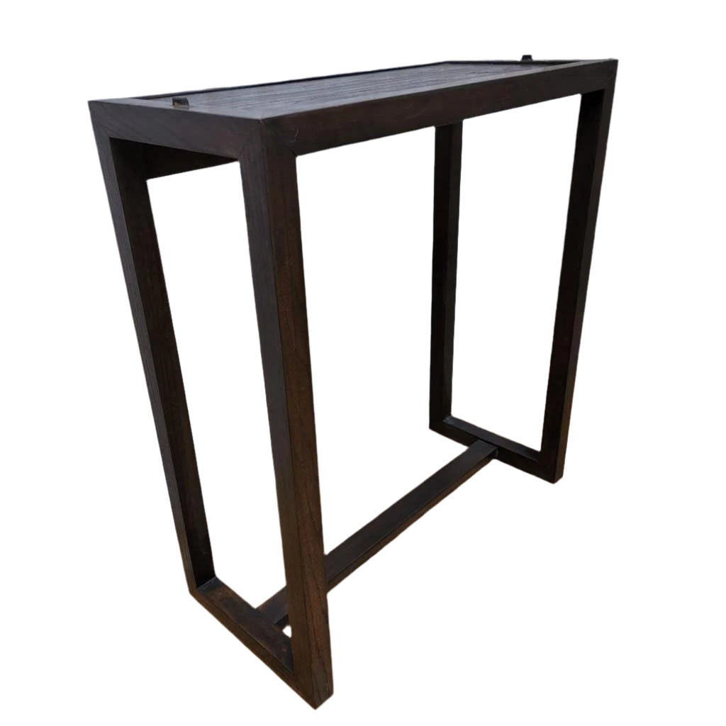 Vintage Shanxi Province Elmwood Side Table