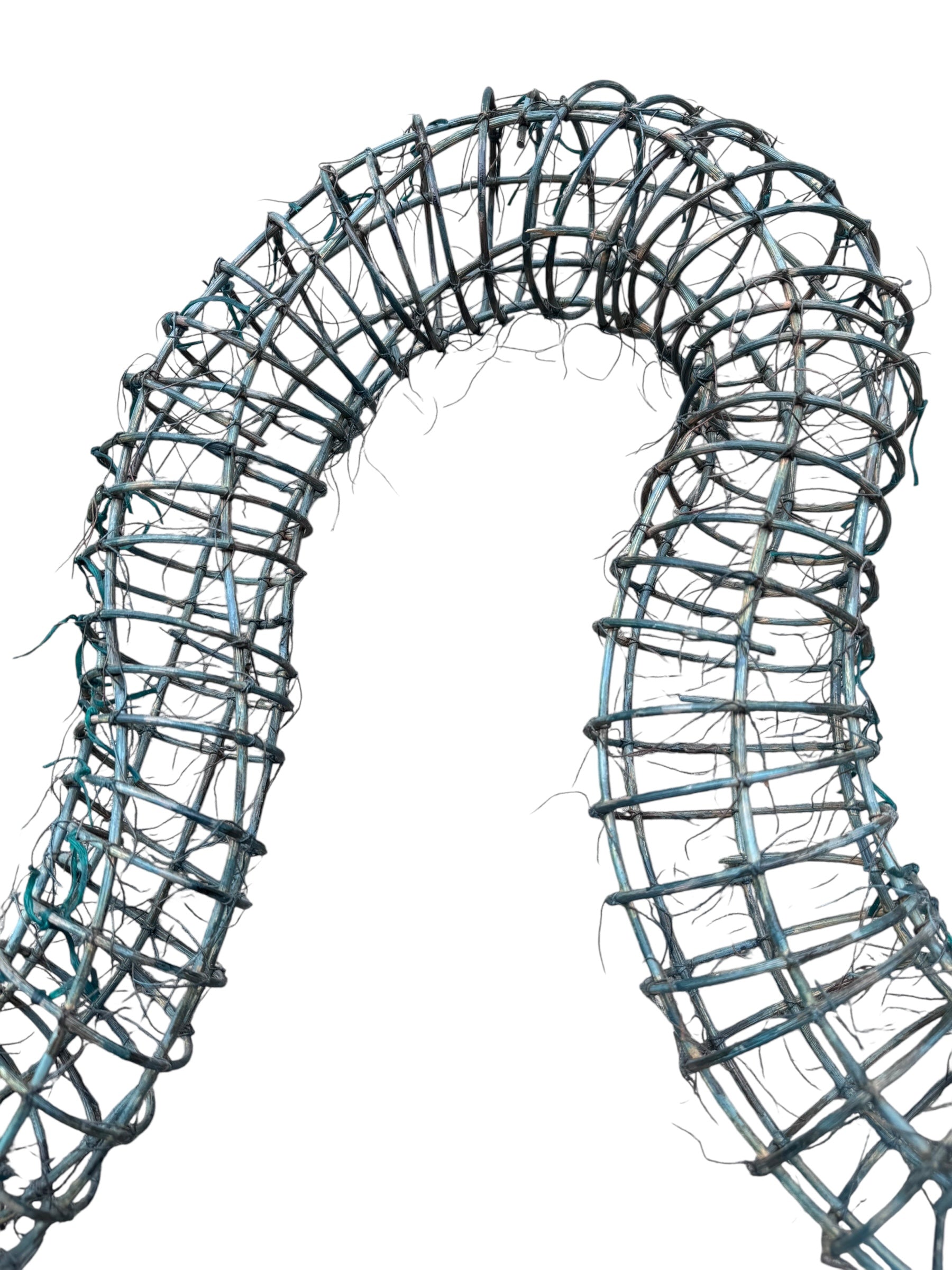 Abstract Mixed Media "Snakey" Sculpture by Donna Hapac