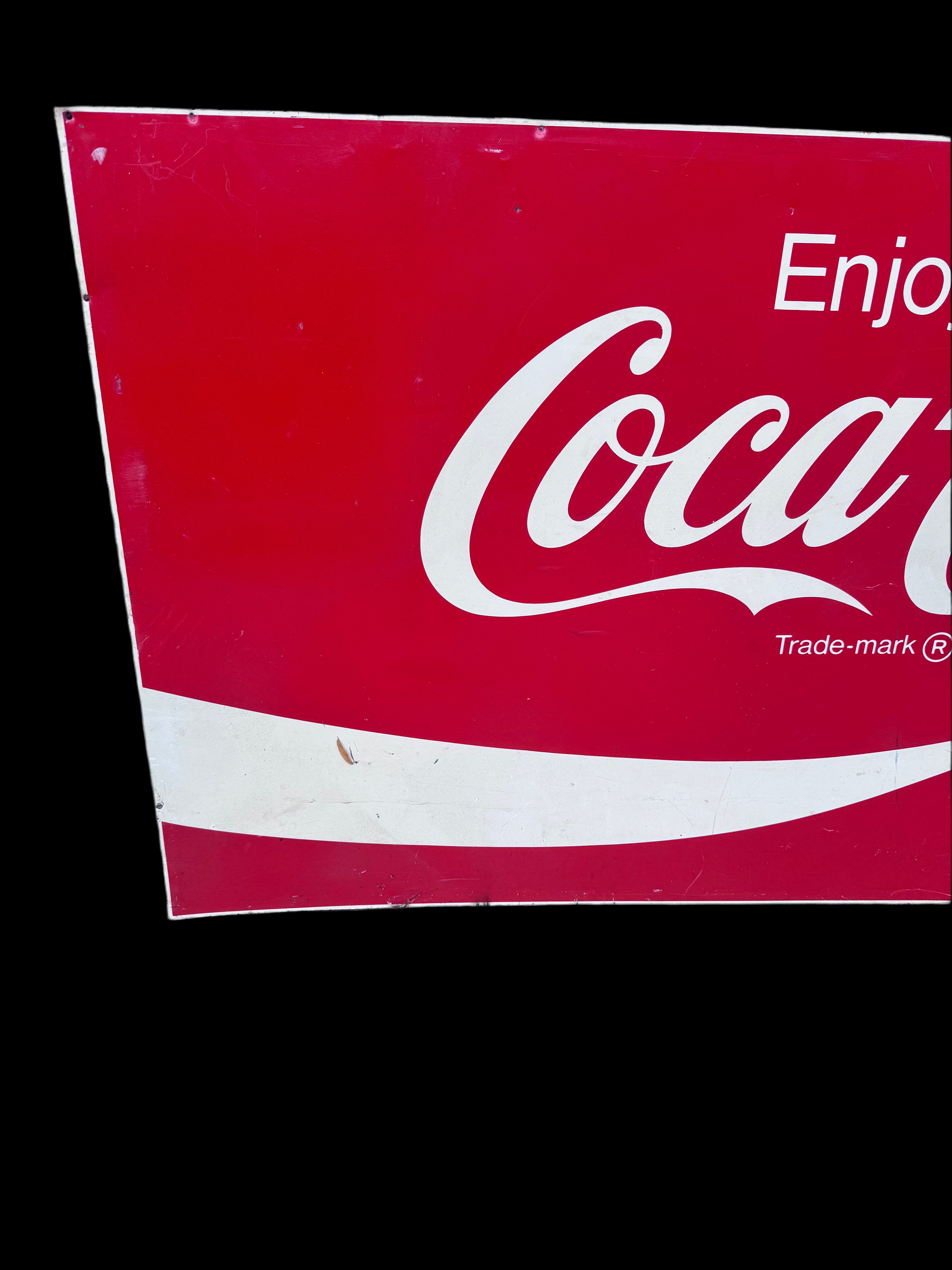 Vintage Metal Coca-Cola Sign