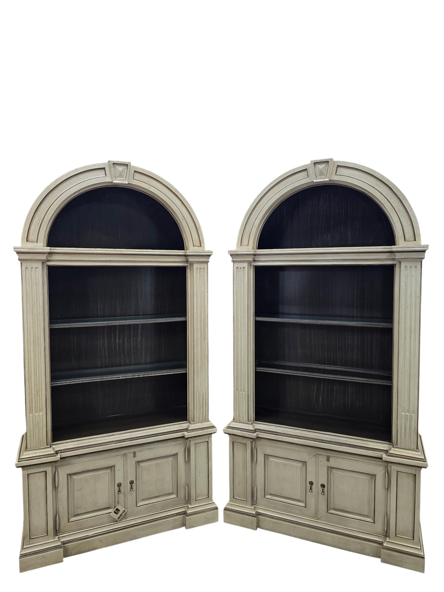 New - Vintage Neoclassical Style Architectural Display Cabinets By Bernhardt - 3