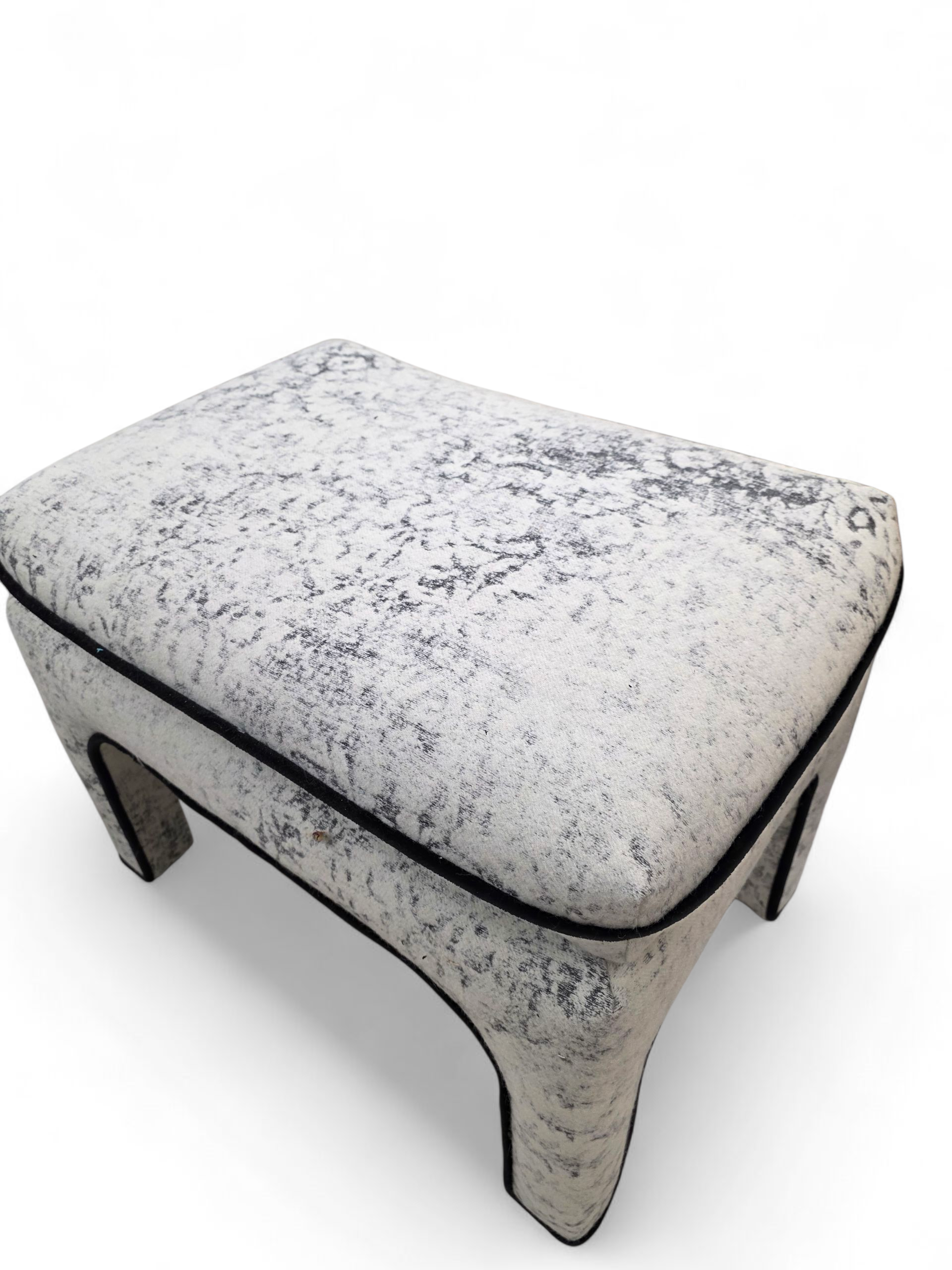 Mid Century Modern Pillow Top Ottoman/Stools by Directional Newly Reupholstered - Pair