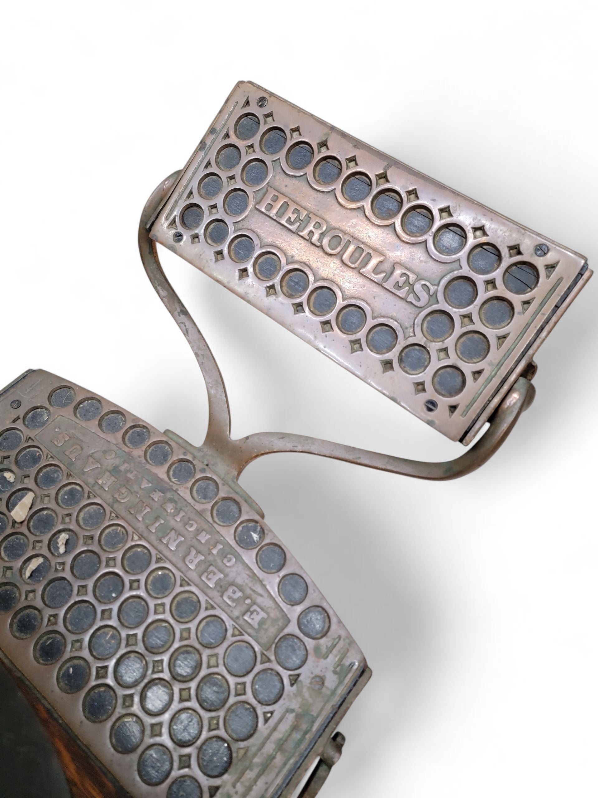 Antique Berninghaus “Hercules” Barber & Shave Chair