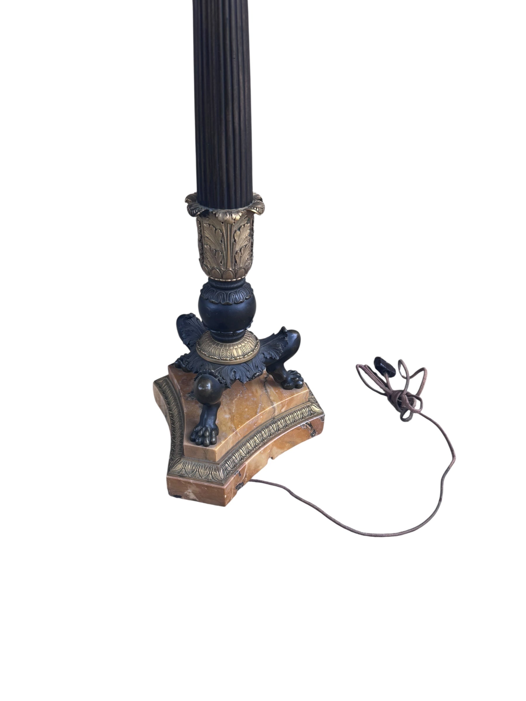 Antique 19th Century French Empire Candelabra Lamp