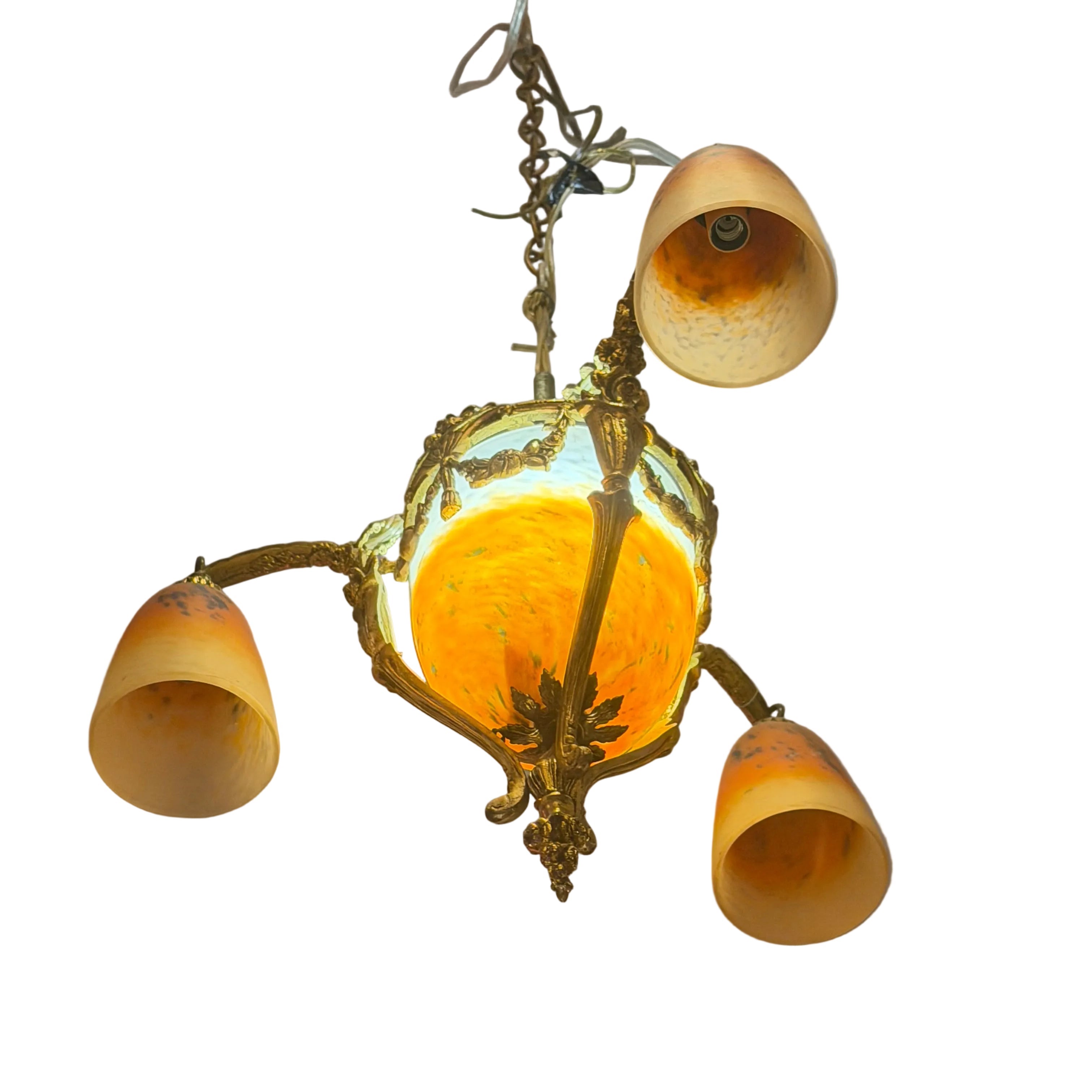 Antique French Art Deco Chandelier