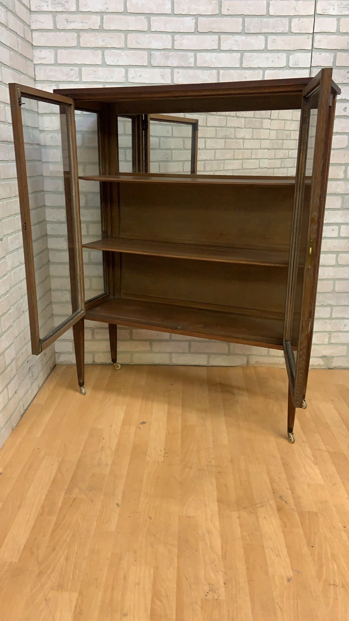 Vintage Grand Rapids Bookcase and Chair Co. Glass Front Display Cabinet