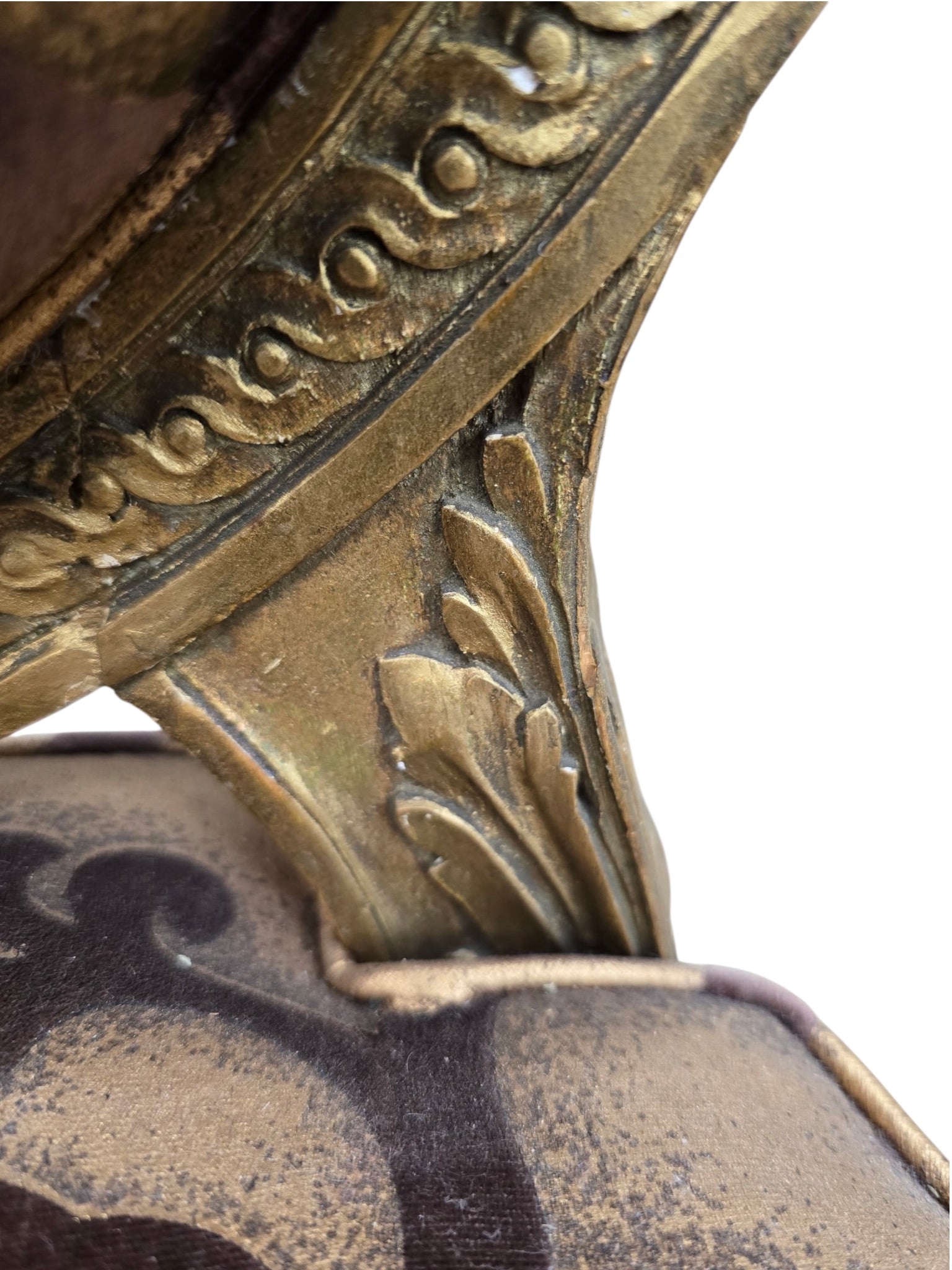 Antique French Louis XV Style Fauteuil Chairs Newly Reupholstered - Pair