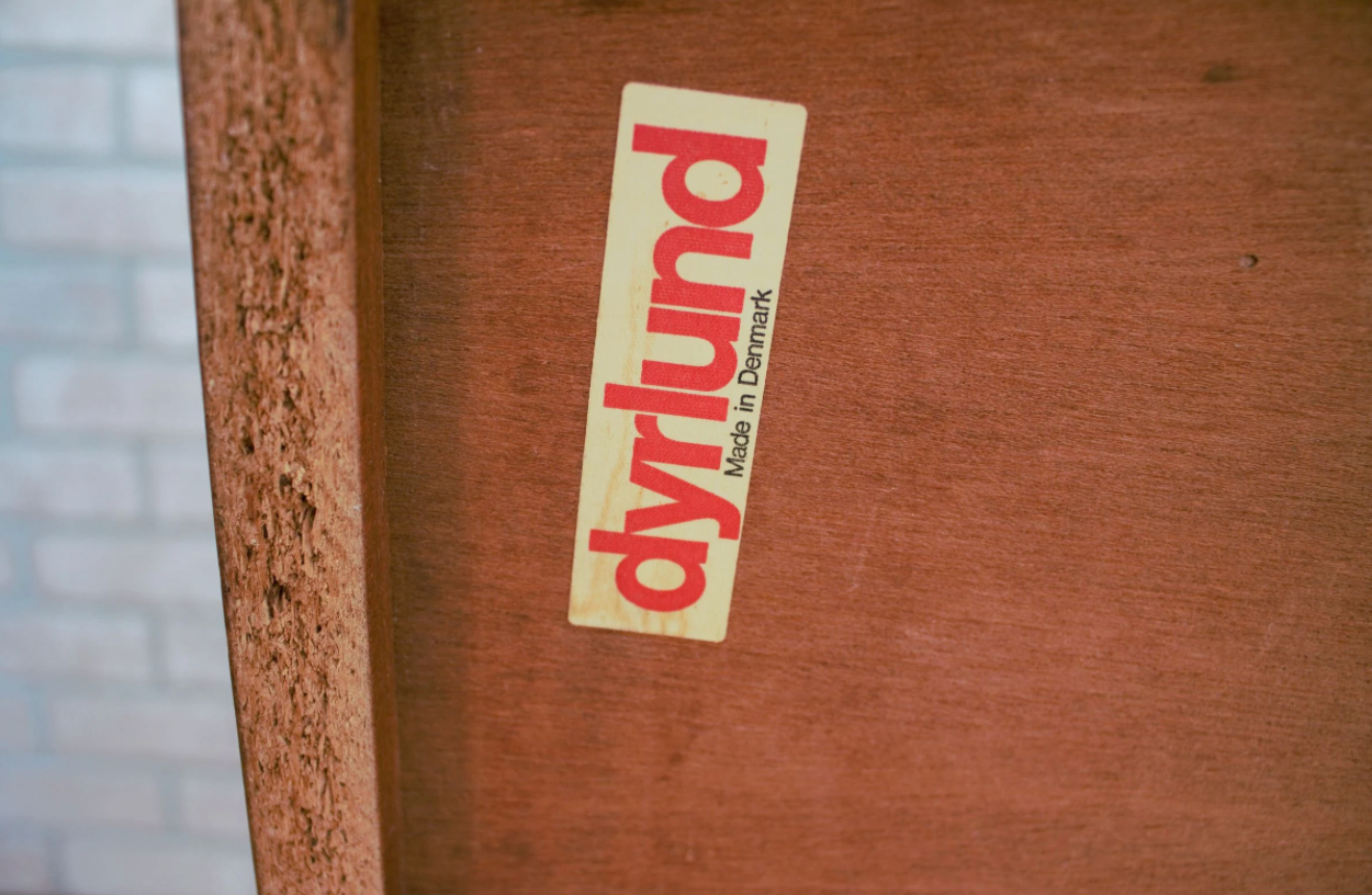 MCM Danish Sliding Door Sideboard Credenza by Dyrlund