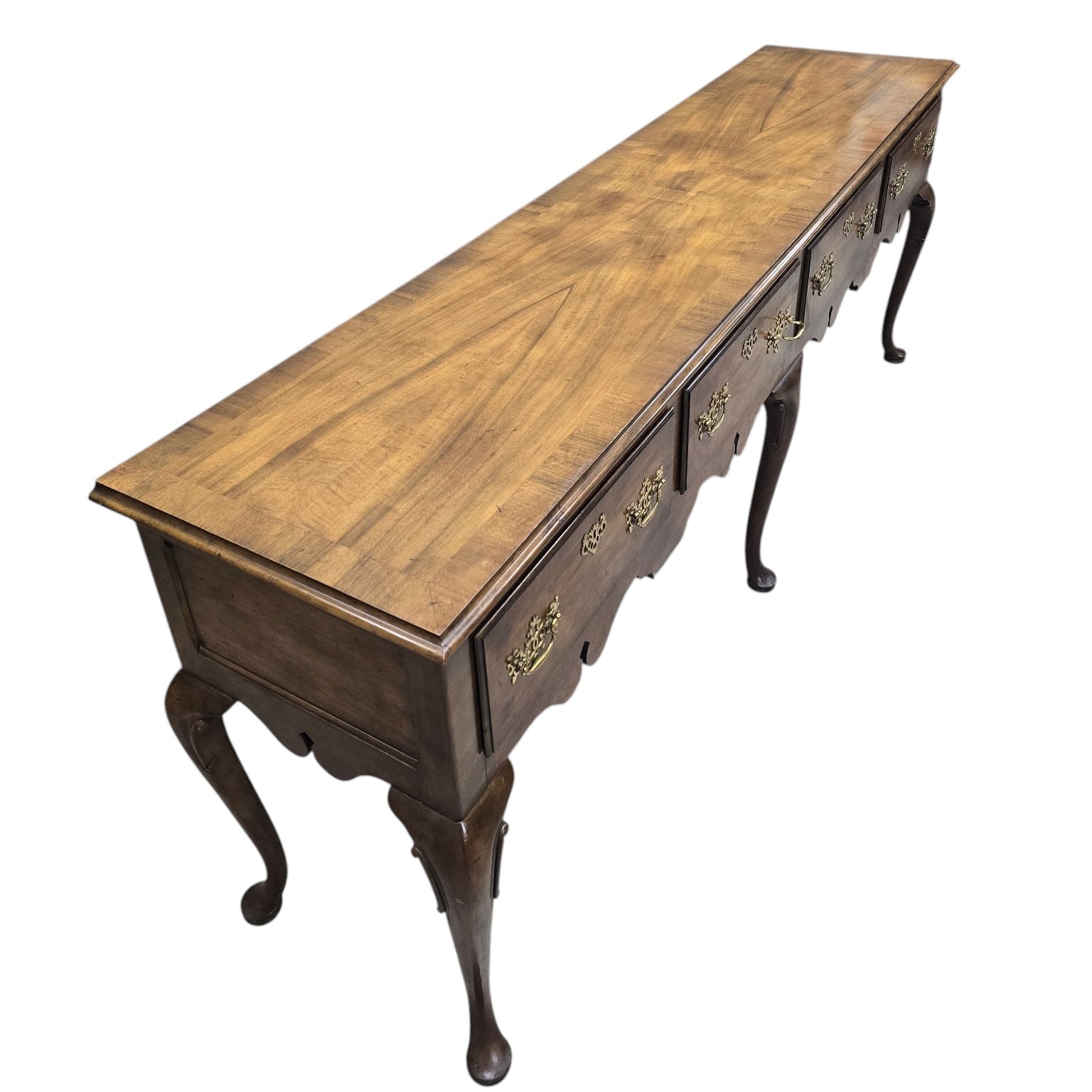 Vintage Queen Anne Style Console Table by Baker Furniture