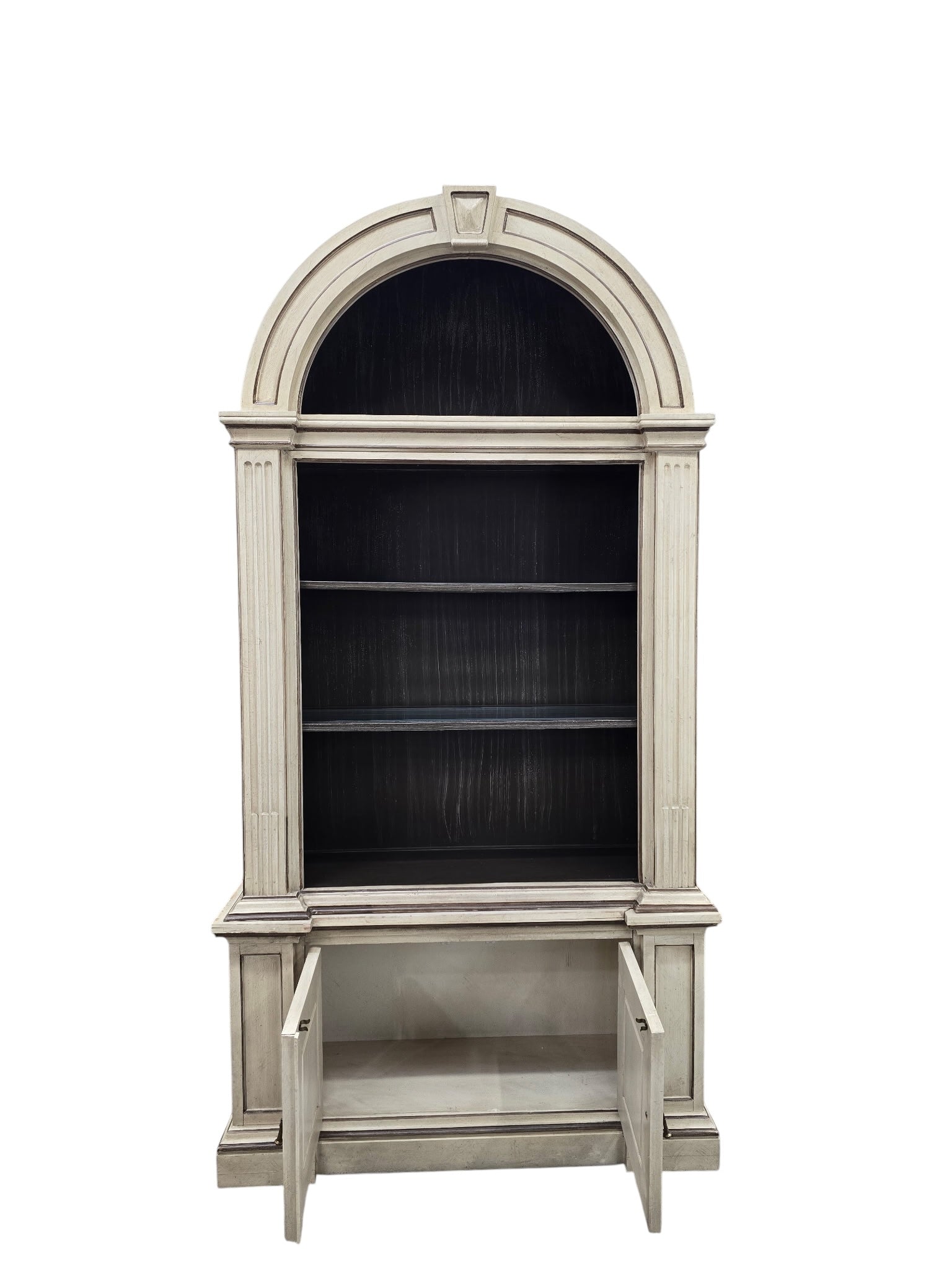 New - Vintage Neoclassical Style Architectural Display Cabinets By Bernhardt - 3