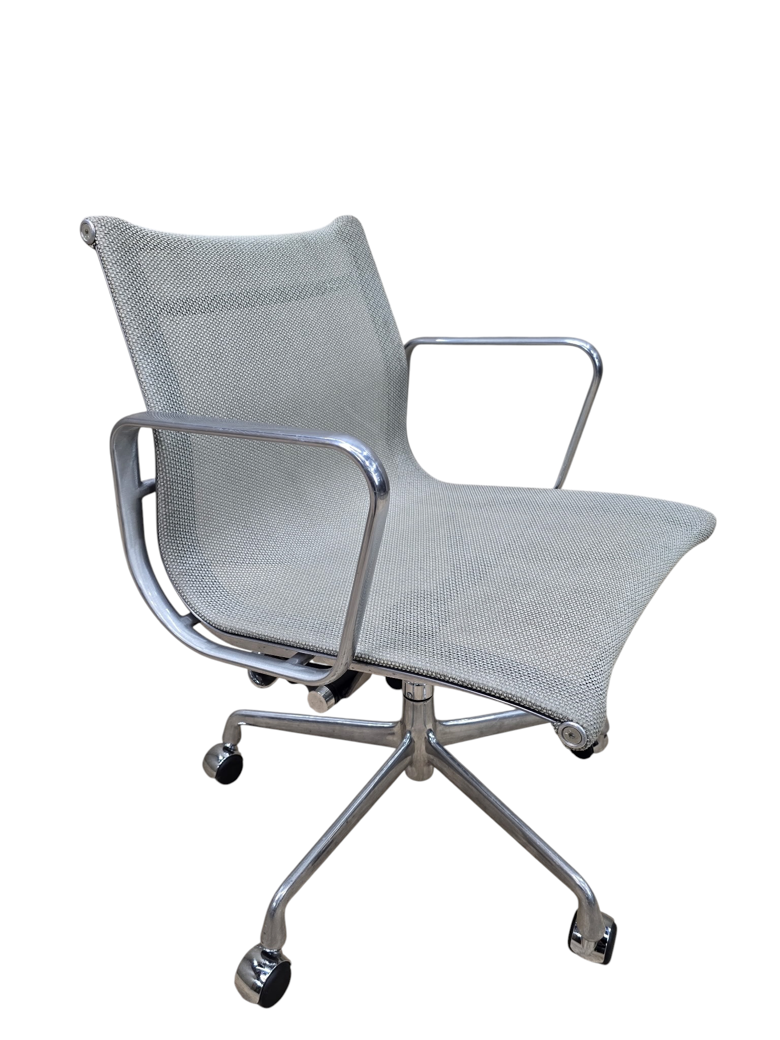 MCM Herman Miller Eames Low Back Grey Mesh Office Chairs – Pair