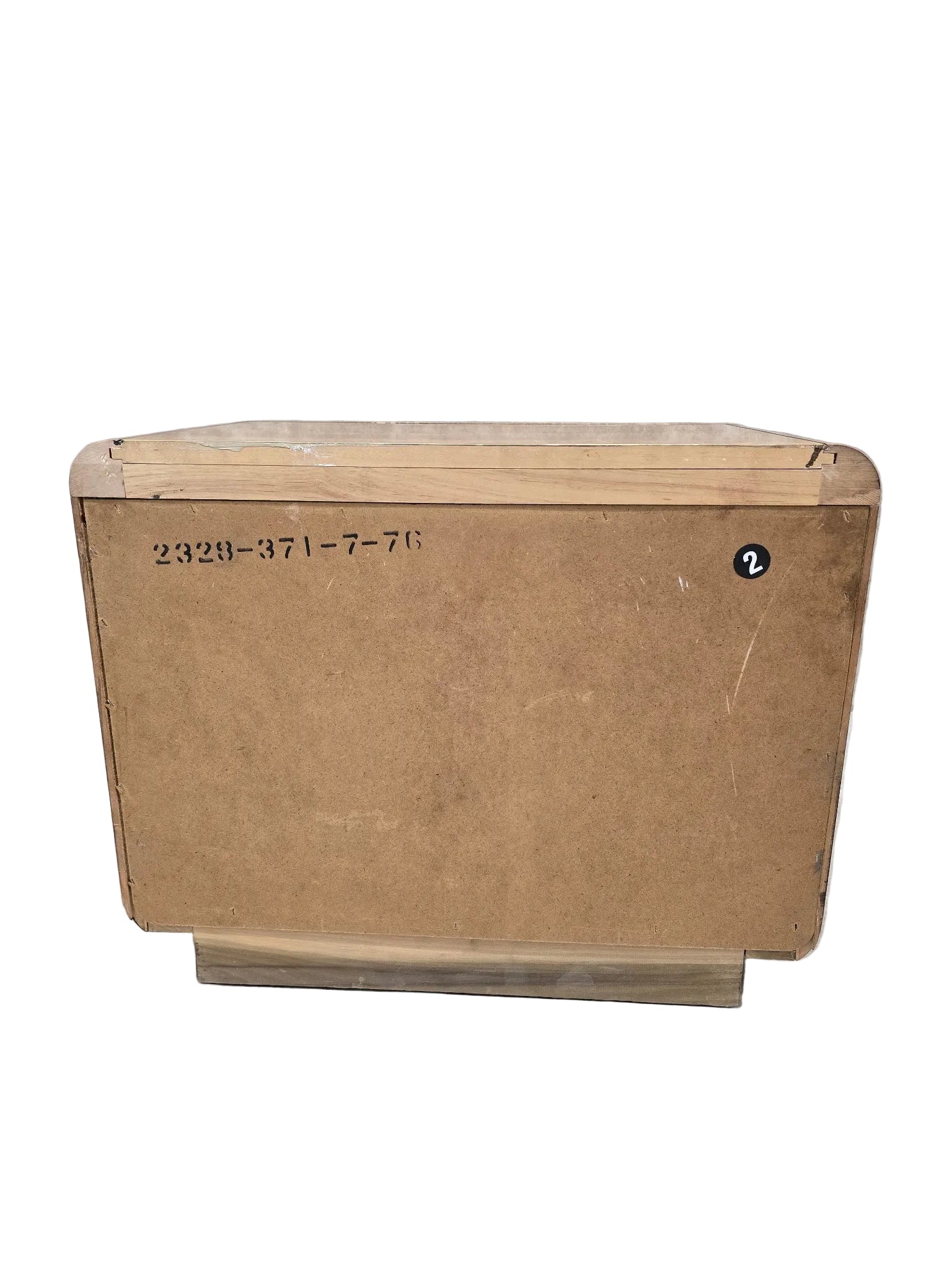 MCM Walnut 3 Drawer Chest/Nightstand by American of Martinsville