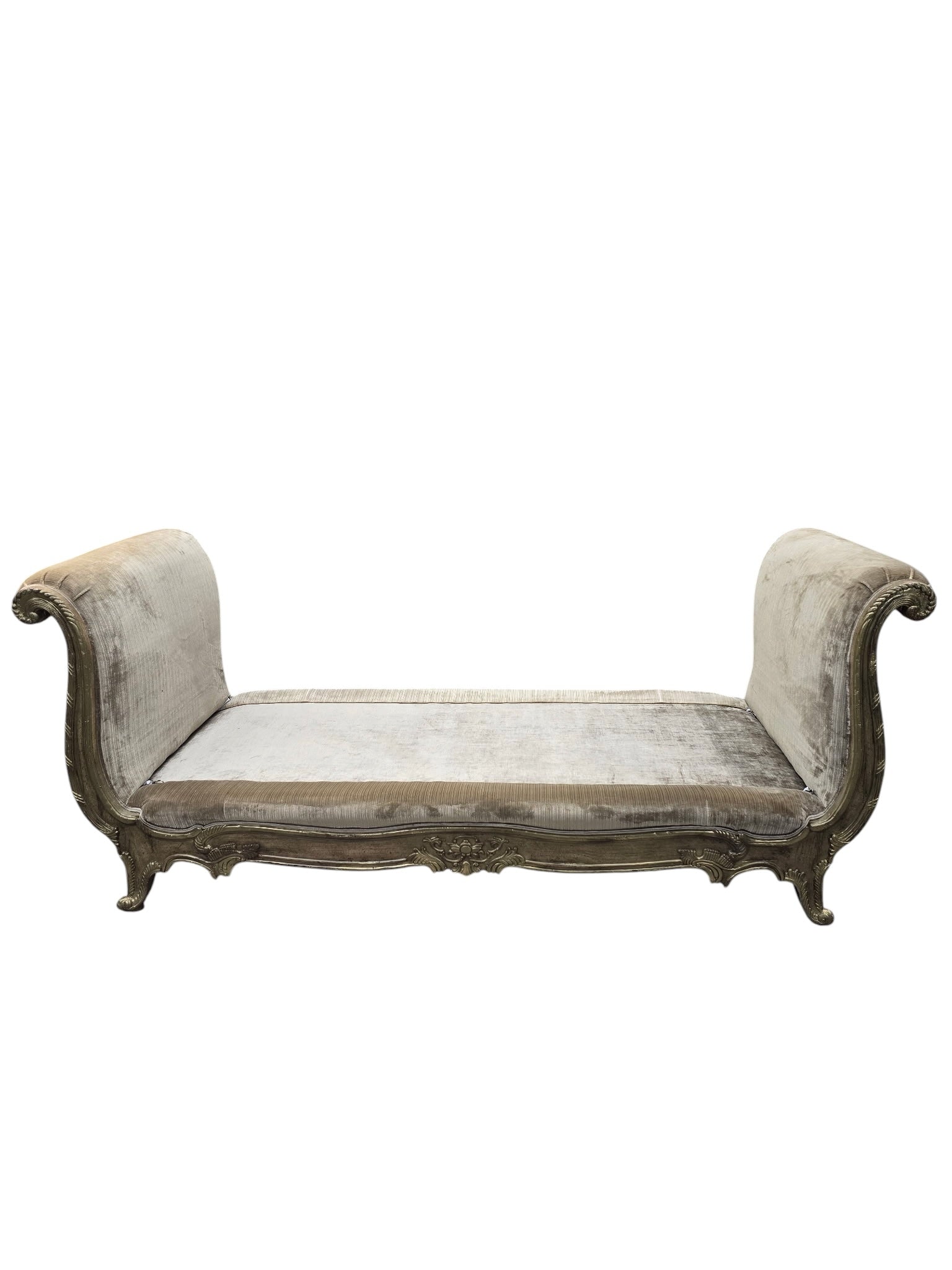 Vintage Marge Carson French Louis XV Style Daybed Newly Reupholstered