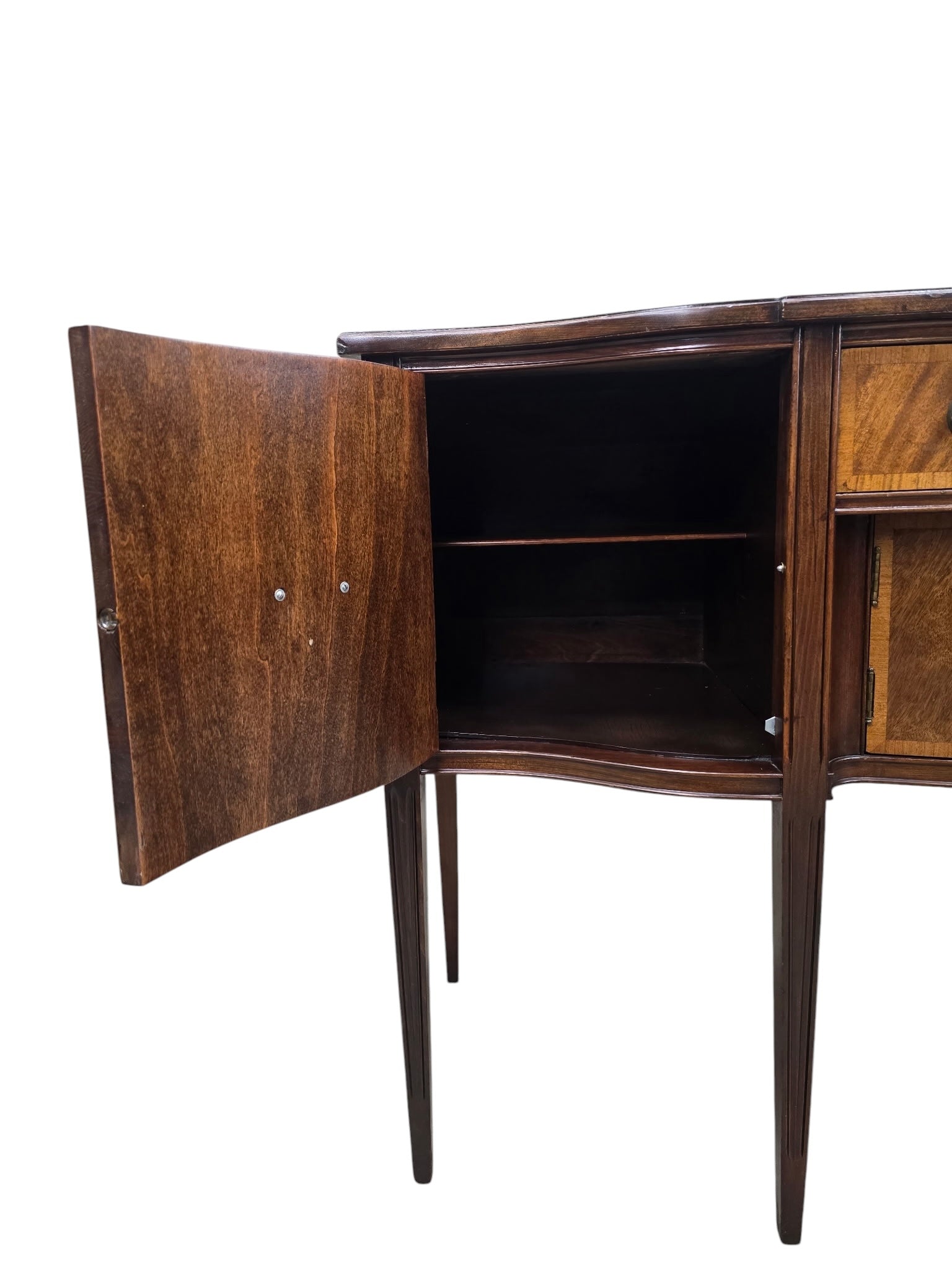 Antique Georgian Style Mahogany Sideboard Server