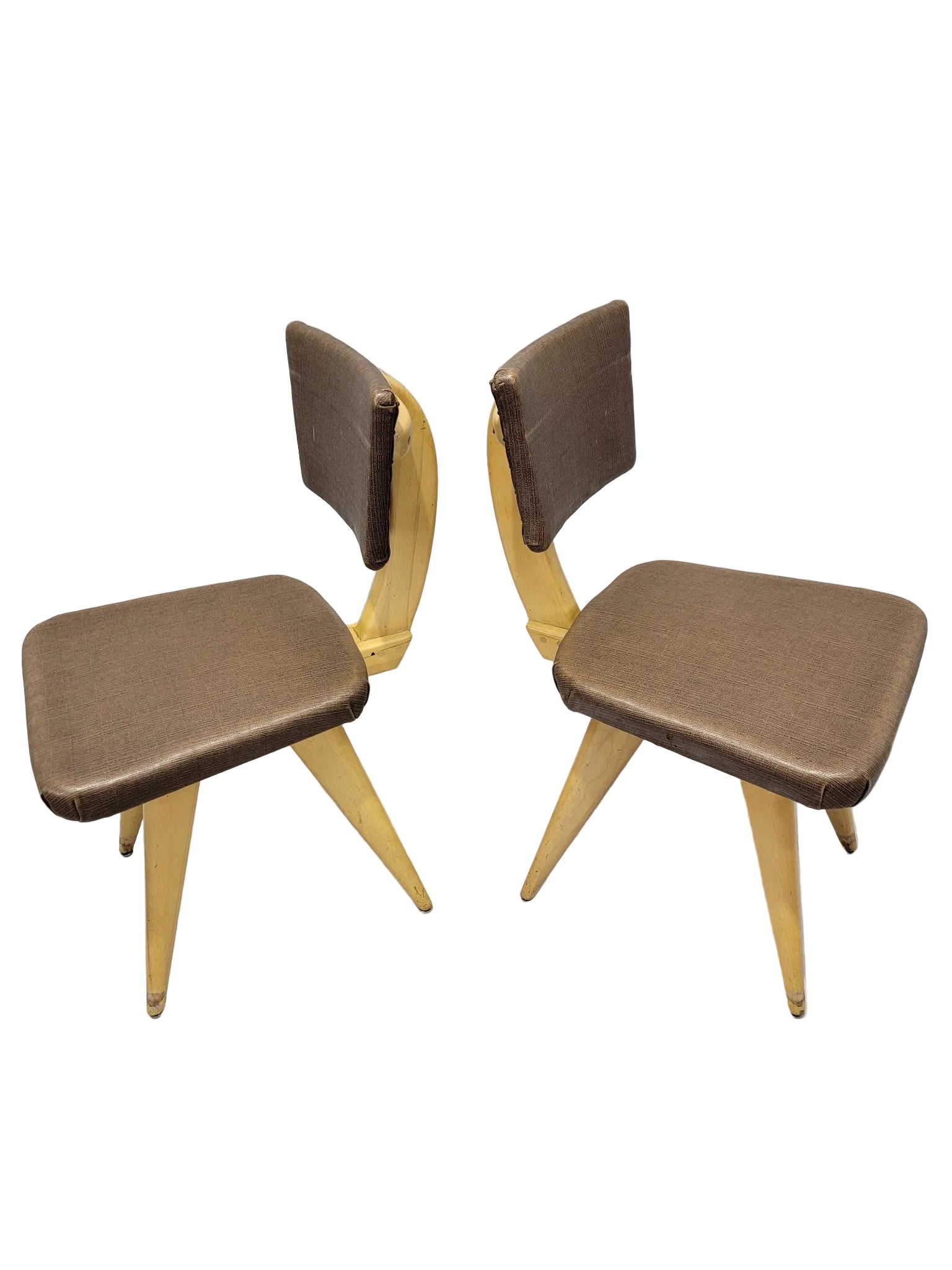 MCM Italian Style Sculptural Dining Chairs – 8
