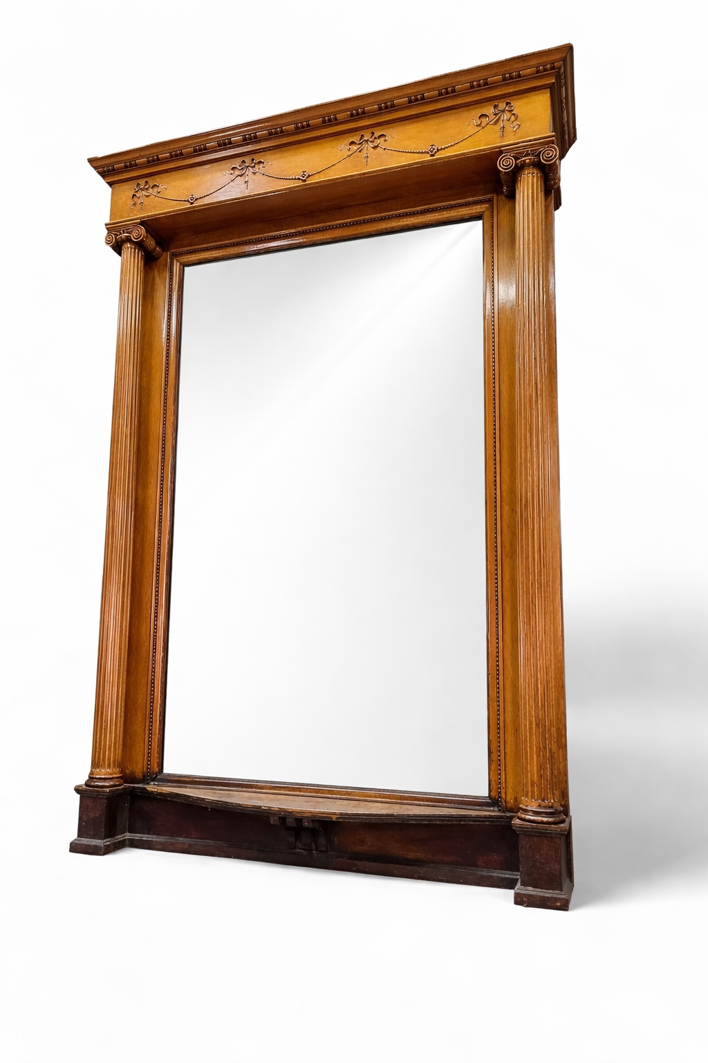 Antique Victorian Style Architectural Salvage Beveled Pier Mirror