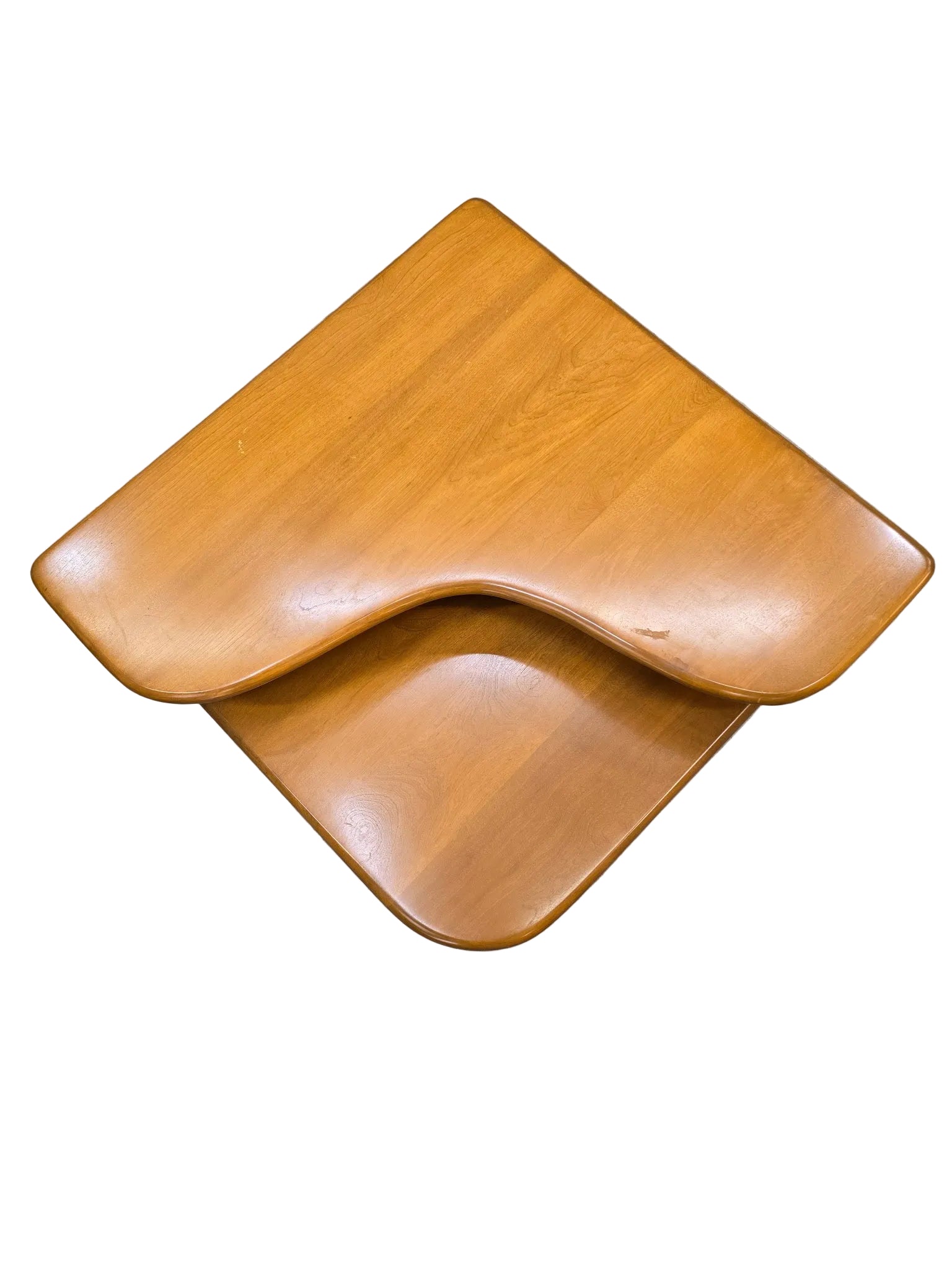 MCM Coastal L Shaped Side Table by Heywood Wakefield  "Ashcraft“