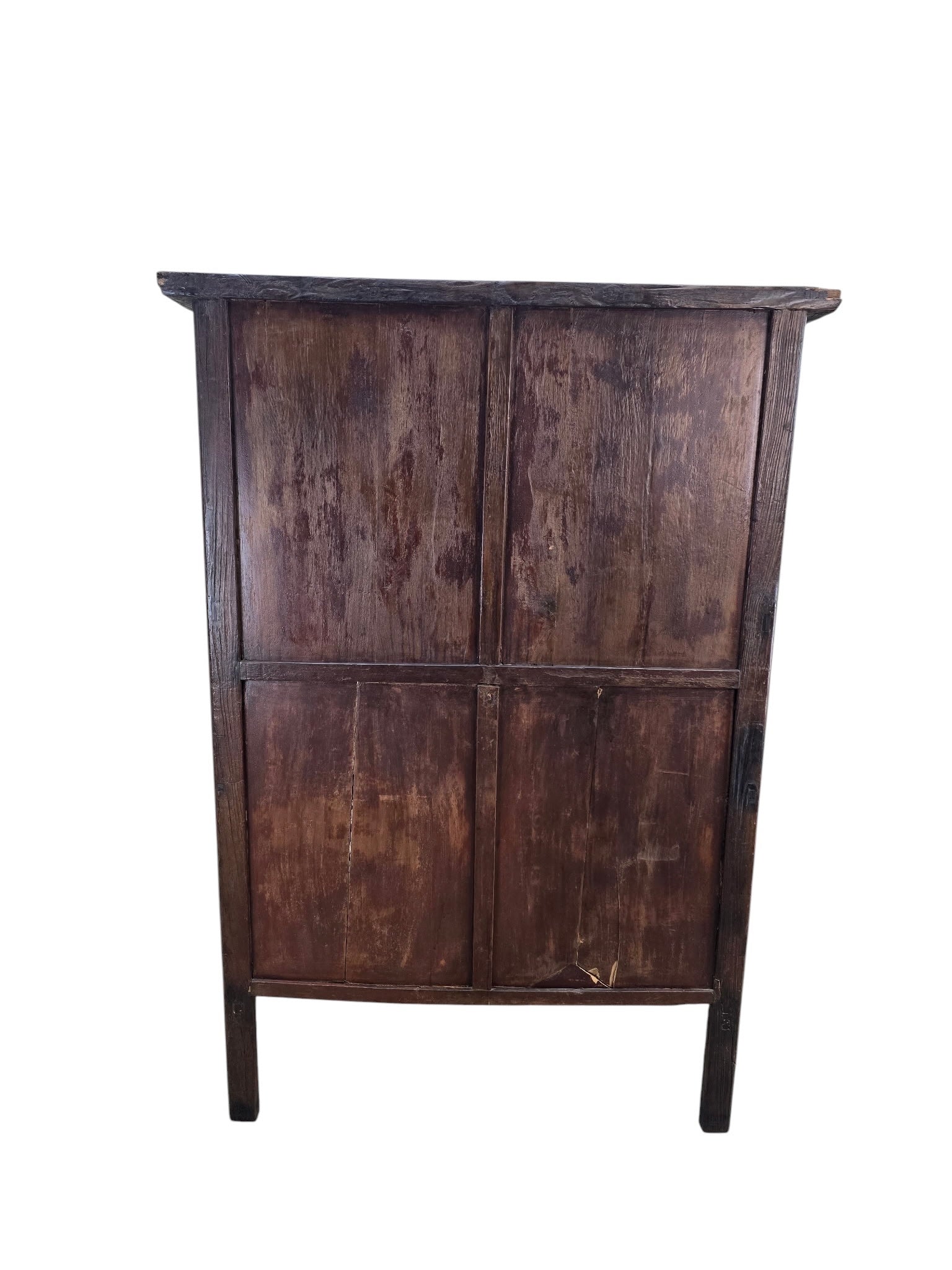 19th Century Chinese Shanxi Elm Wood Open Display Cabinet / Scholar's Bookcase